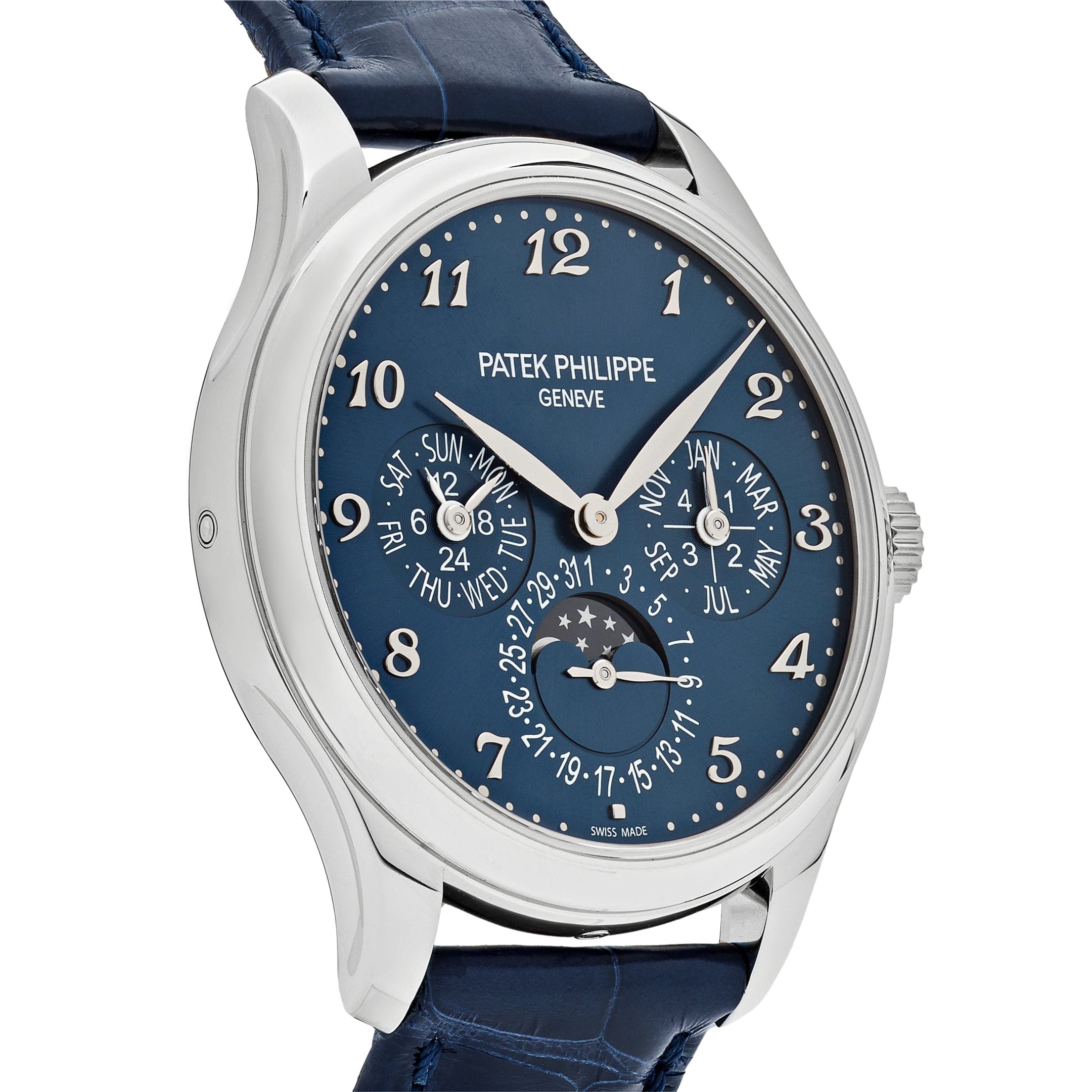 Patek Philippe Grand Complications 5327G-001 Perpetual Calendar White Gold Blue Dial (2023)
