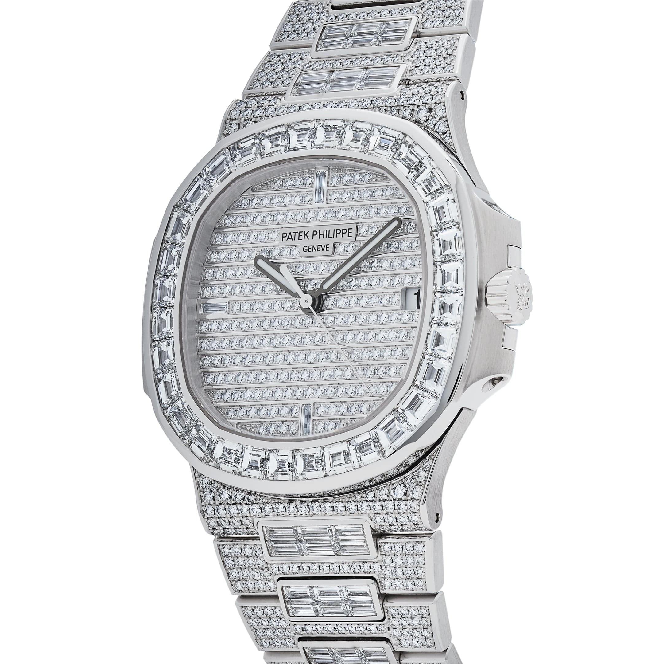 Patek Philippe Nautilus 5719/10G-010 White Gold Diamond Set