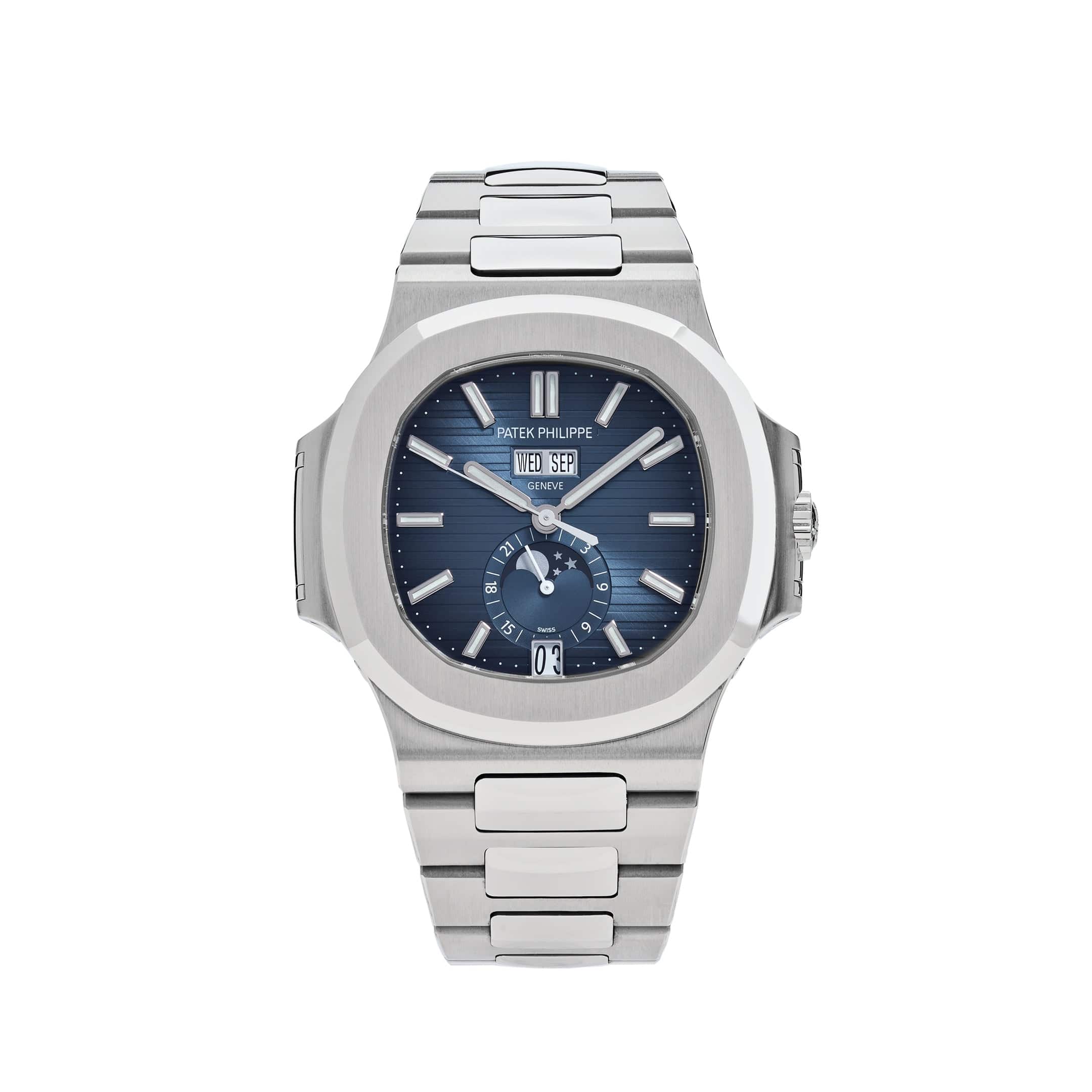 Patek Philippe Nautilus 5726/1A-014 Annual Calendar Stainless Steel Blue Dial (2024)