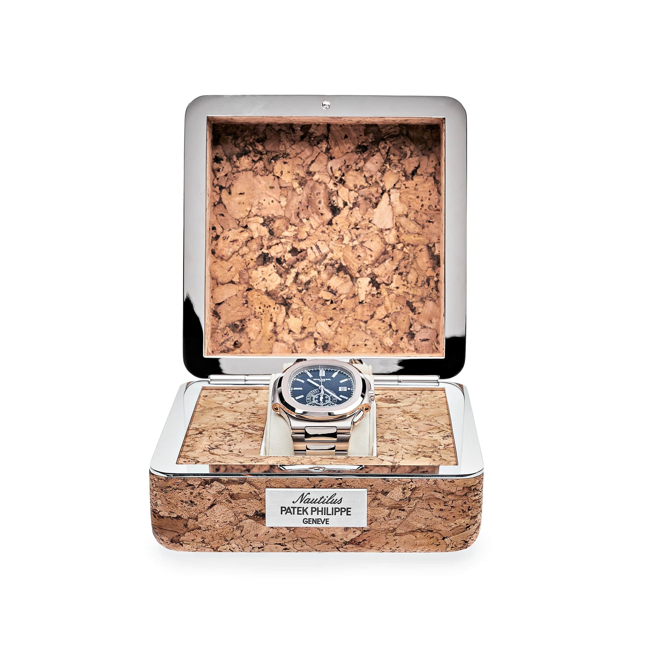 Patek Philippe Nautilus 5976/1G-001 '40th Anniversary' Chronograph White Gold Blue Diamond Dial Limited Edition (2017)