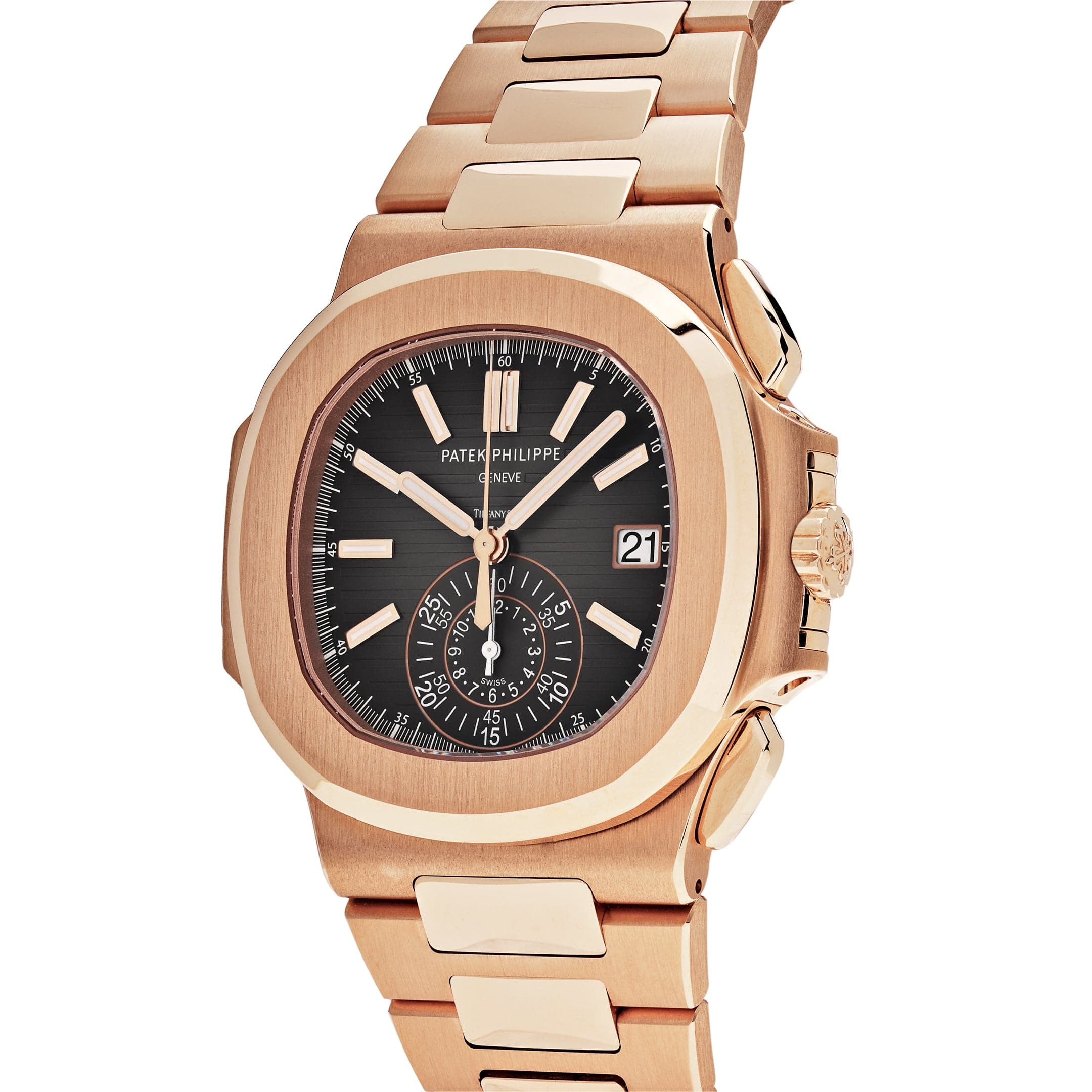 Patek Philippe Nautilus 5980/1R-001 'Tiffany & Co.' Chronograph Date Rose Gold