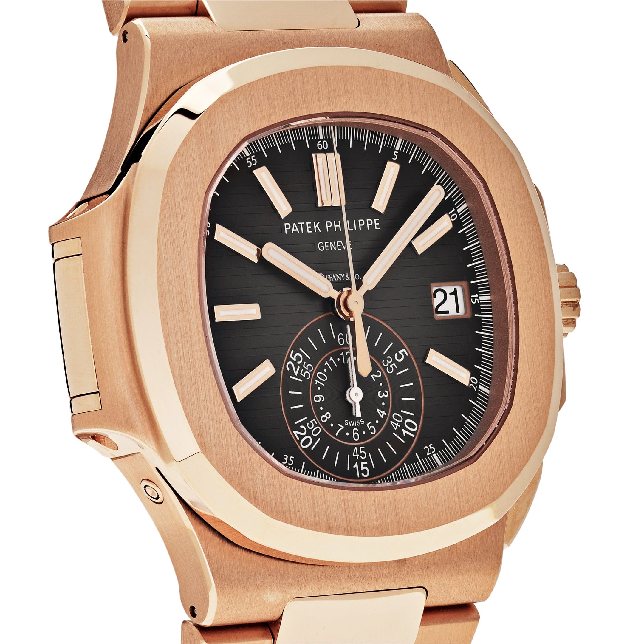Patek Philippe Nautilus 5980/1R-001 'Tiffany & Co.' Chronograph Date Rose Gold