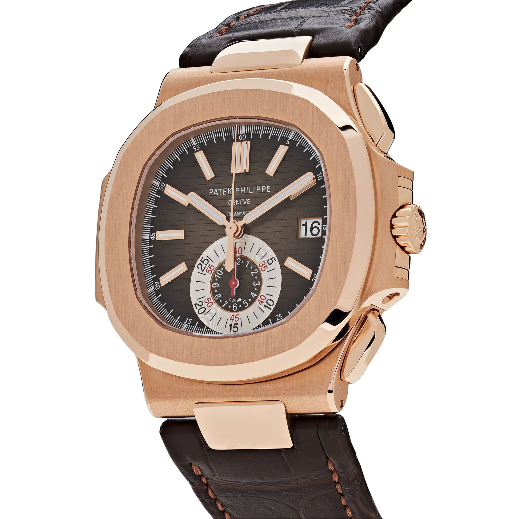 Patek Philippe Nautilus 5980R-001 'Tiffany & Co' Chronograph Date Rose Gold (2022)