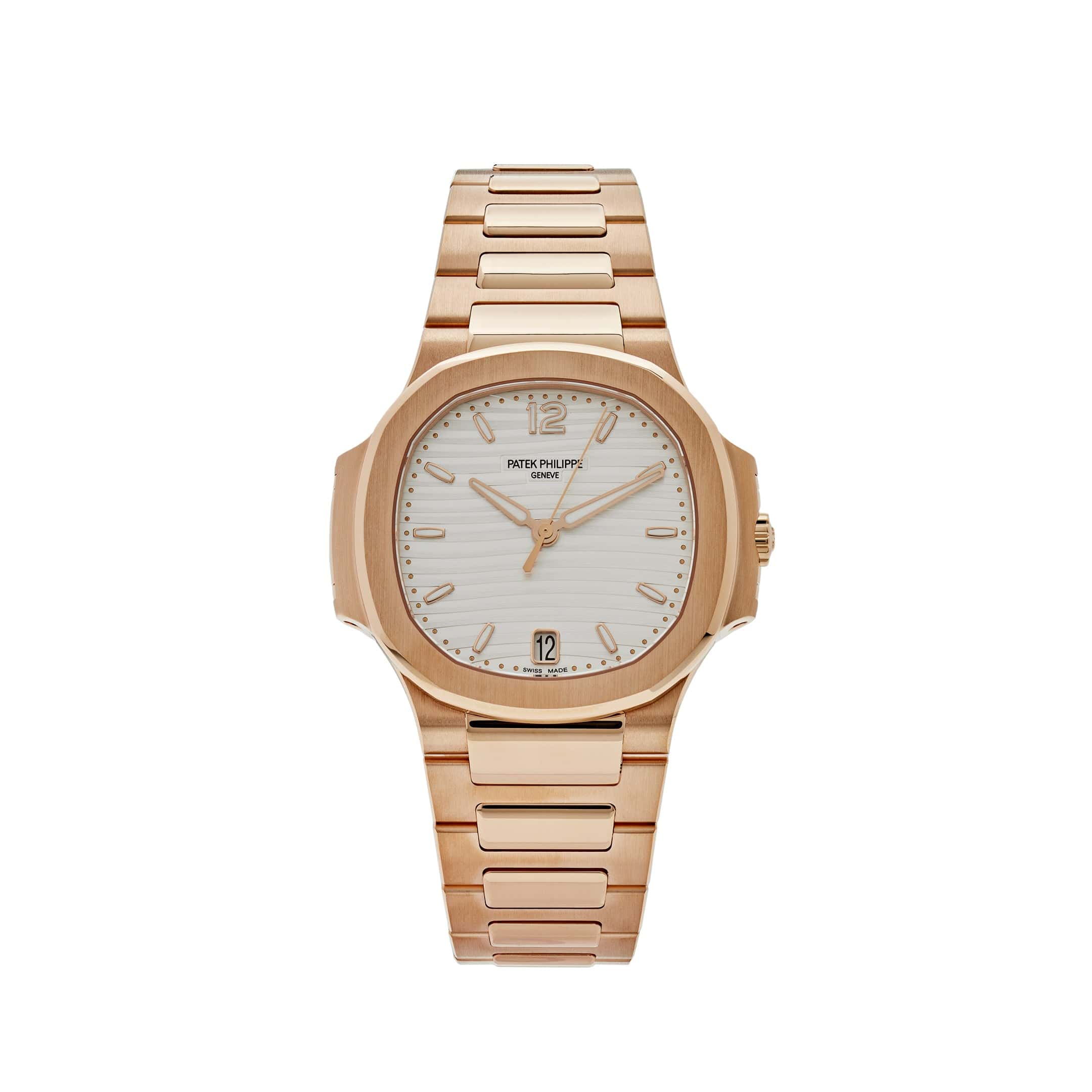 Patek Philippe Nautilus 7118/1R-001 'Ladies' Automatic Rose Gold Silvery Opaline Dial (2023)