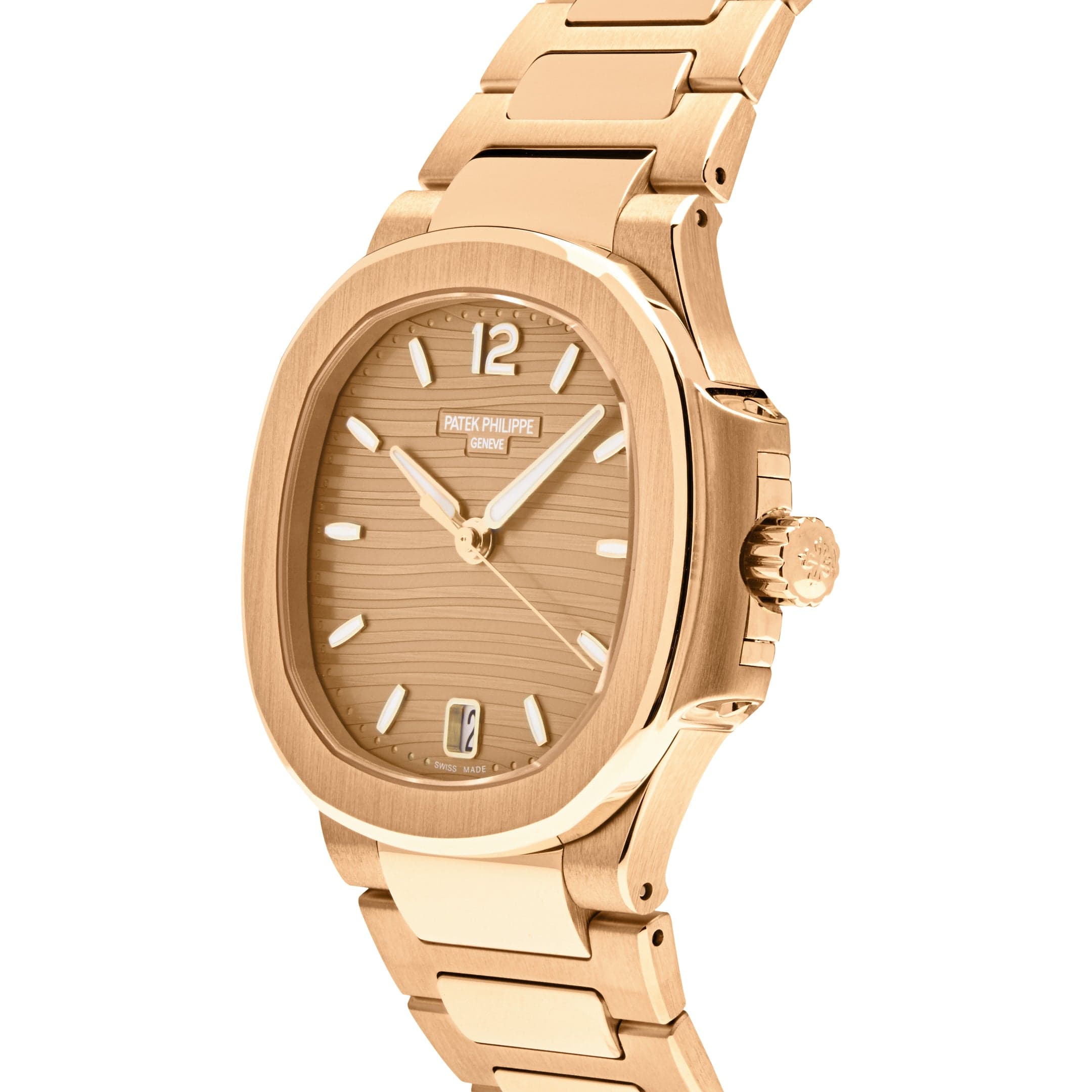Patek Philippe Nautilus 7118/1R-010 'Ladies' Date Rose Gold