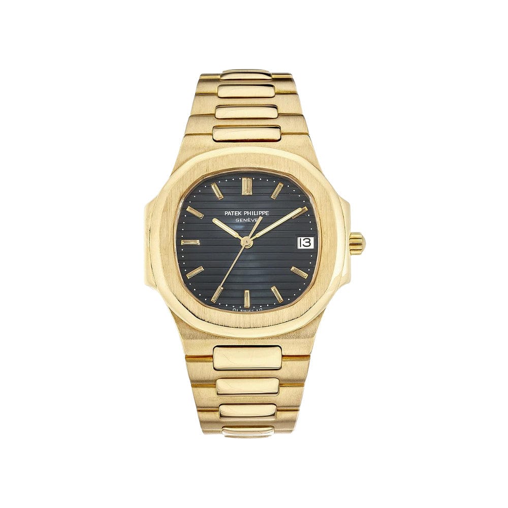 Patek Philippe Nautilus  3800/J Yellow Gold Blue Dial