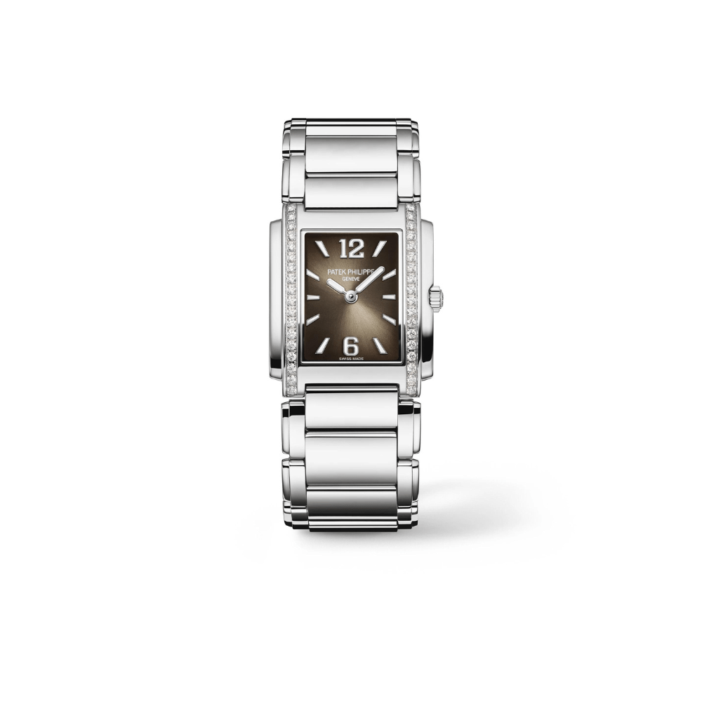 Patek Philippe Twenty-4 'Ladies' 4910/1200A-010 Quartz Stainless Steel Gray Dial Diamond (2023)