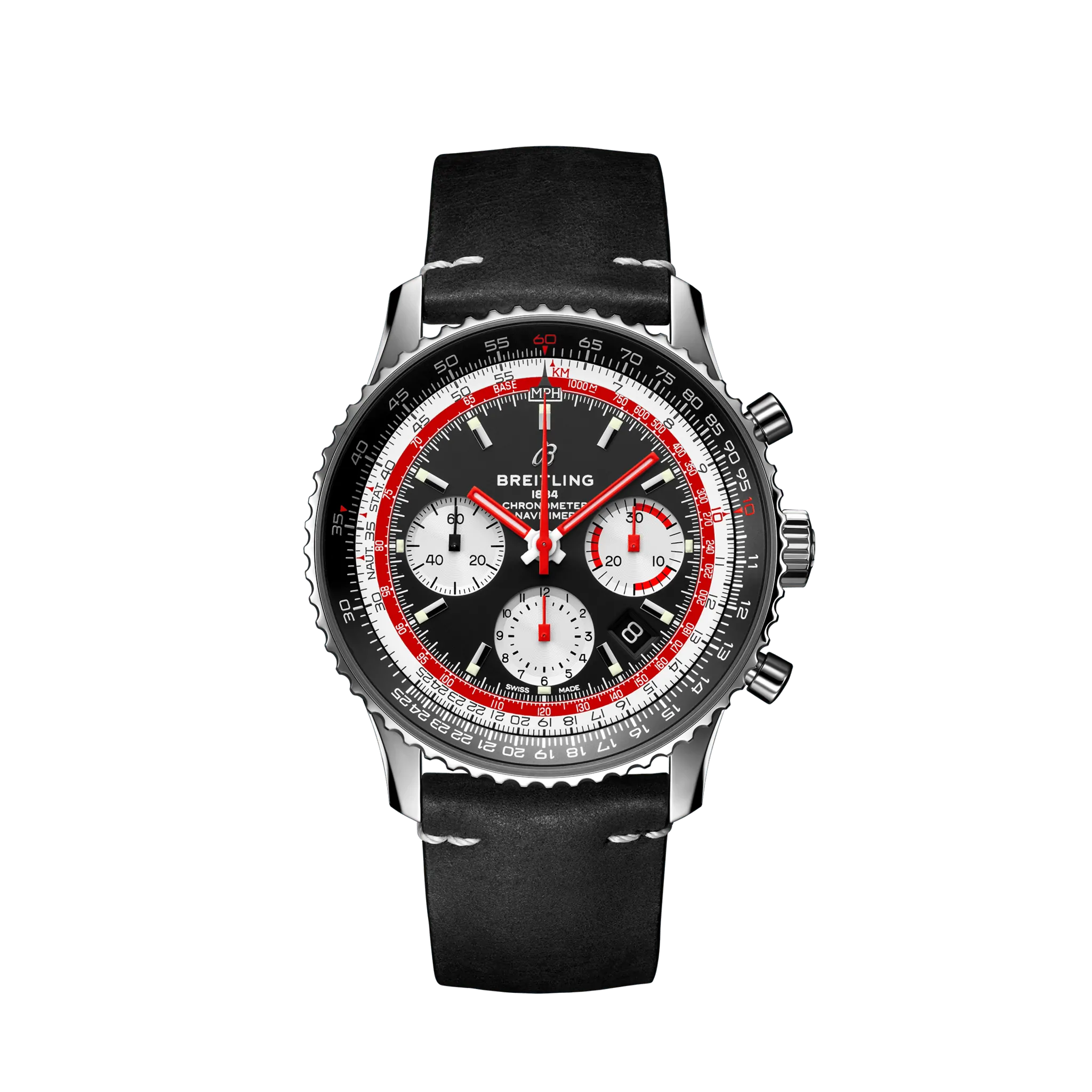 Breitling Navitimer B01 Chronograph 43 Swissair Stainless Steel Men's Watch - Premium Luxury Product