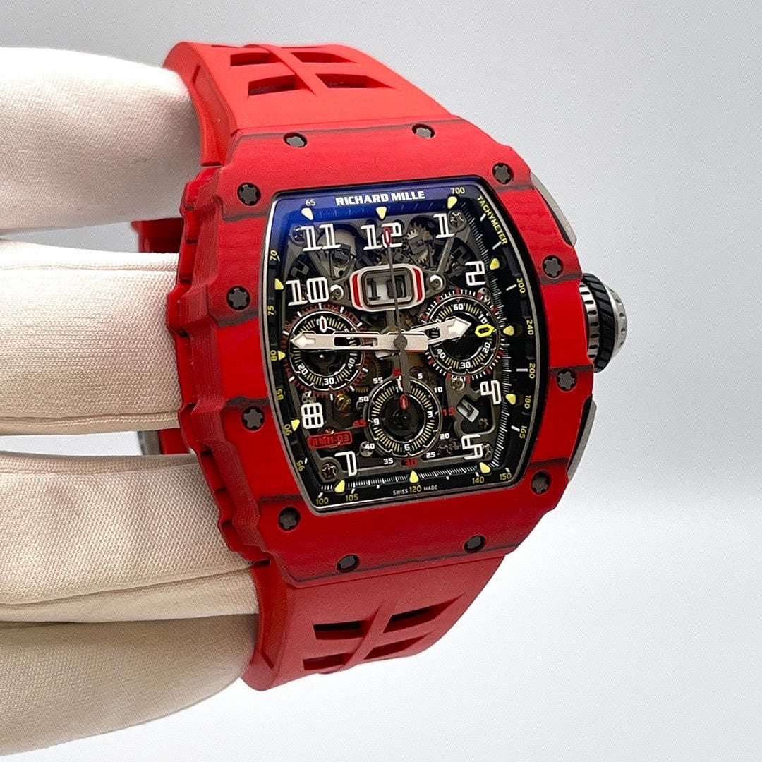 Richard Mille RM 11-03 Automatic Flyback Chronograph Red Quartz TPT NTPT