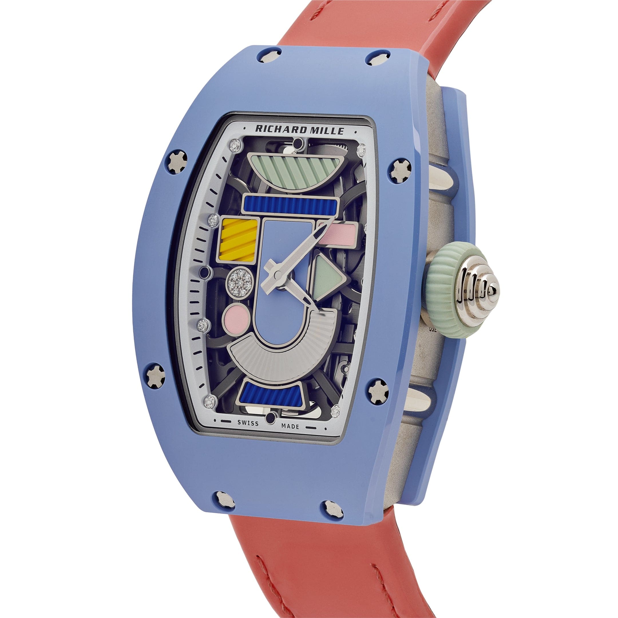 Richard Mille RM 07-01 Coloured Ceramics Powder Blue Ceramic Limited Edition