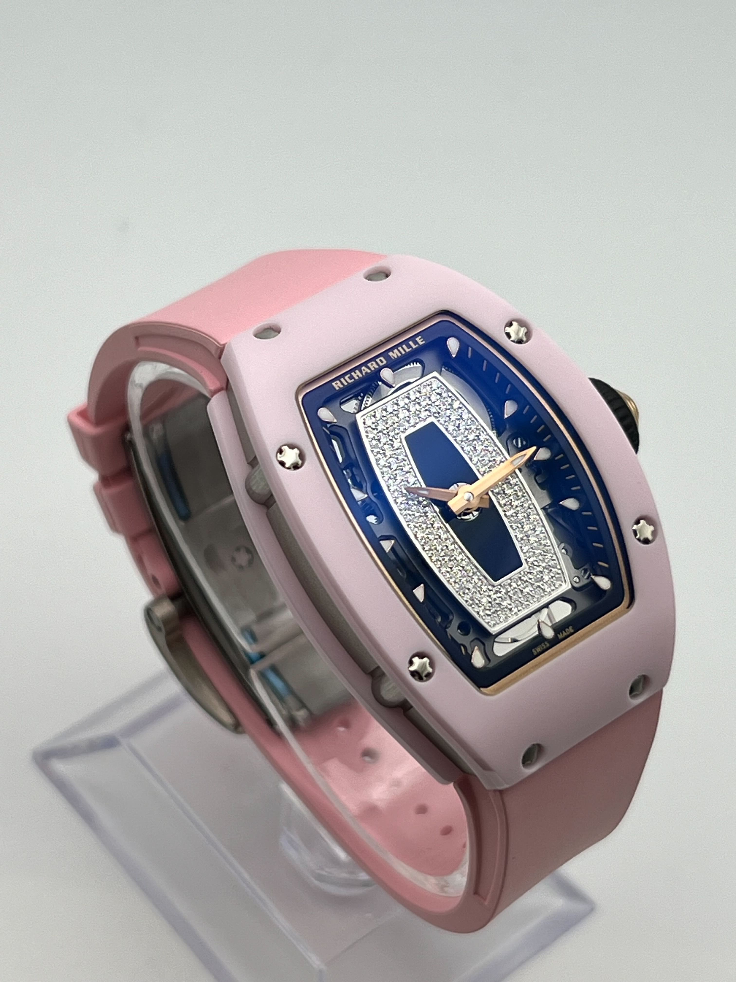 Richard Mille RM 07-01 Ladies' Pink Ceramic & White Gold
