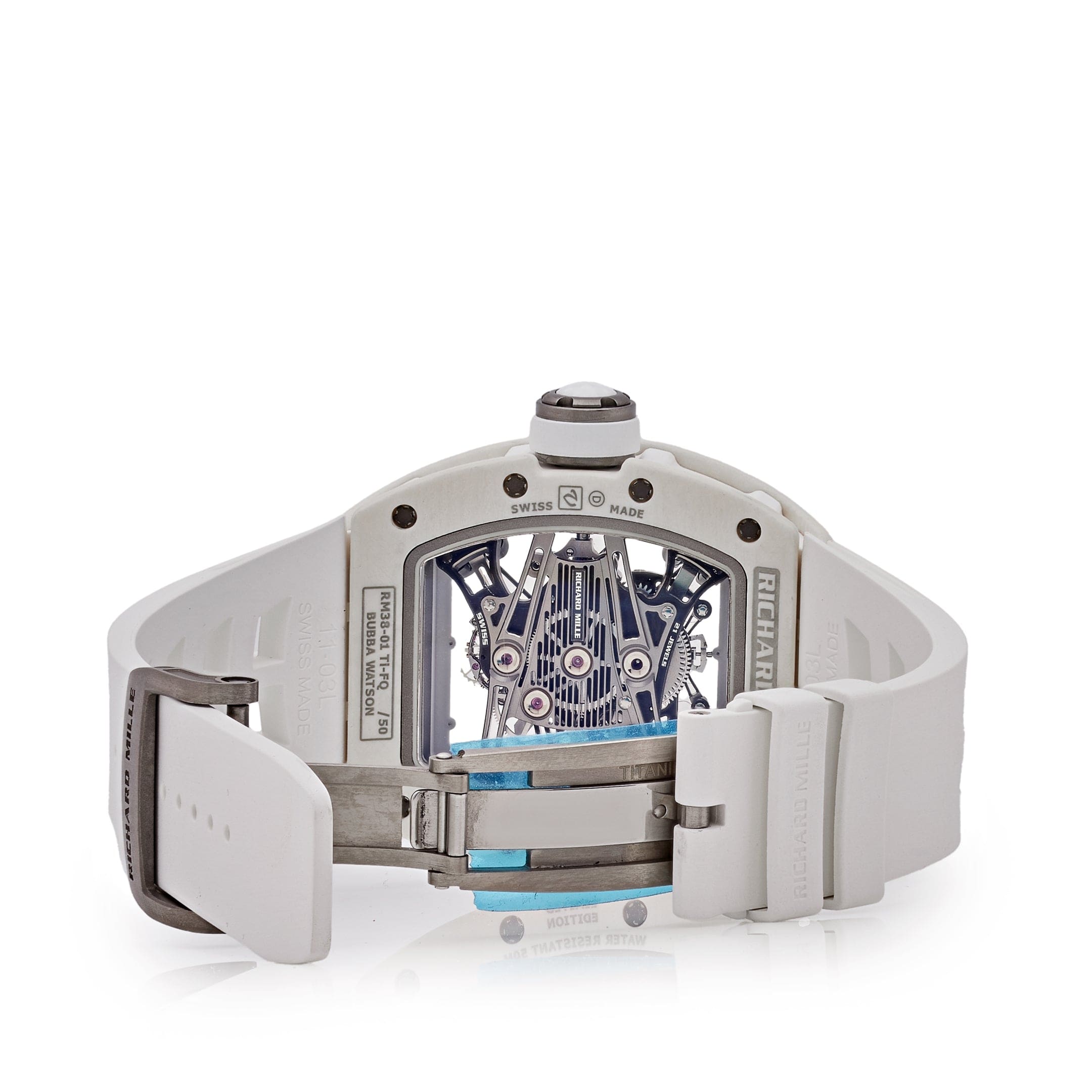 Richard Mille RM 38-01 'Bubba Watson White Quartz TPT' Titanium Limited Edition
