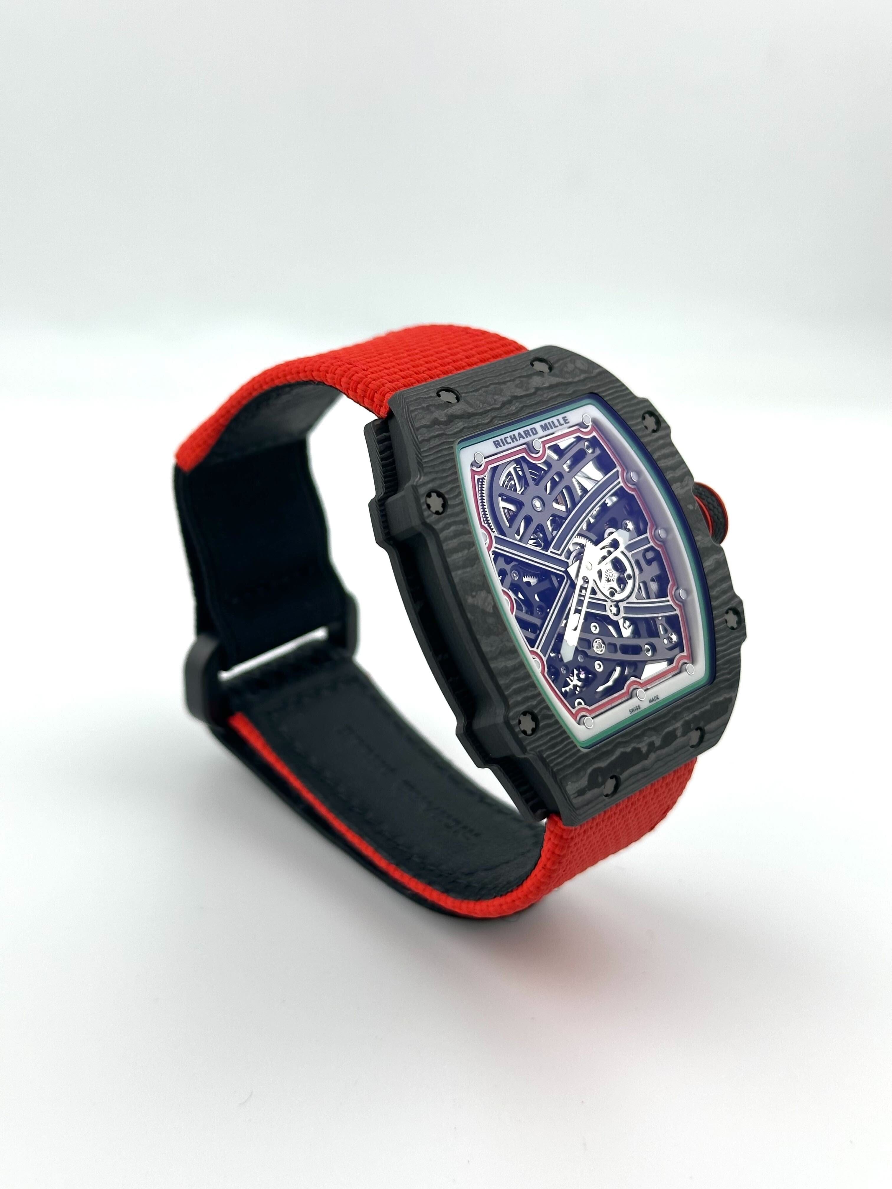 Richard Mille RM 67-02 Extra Flat Italy Carbon TPT Red Green (2024)