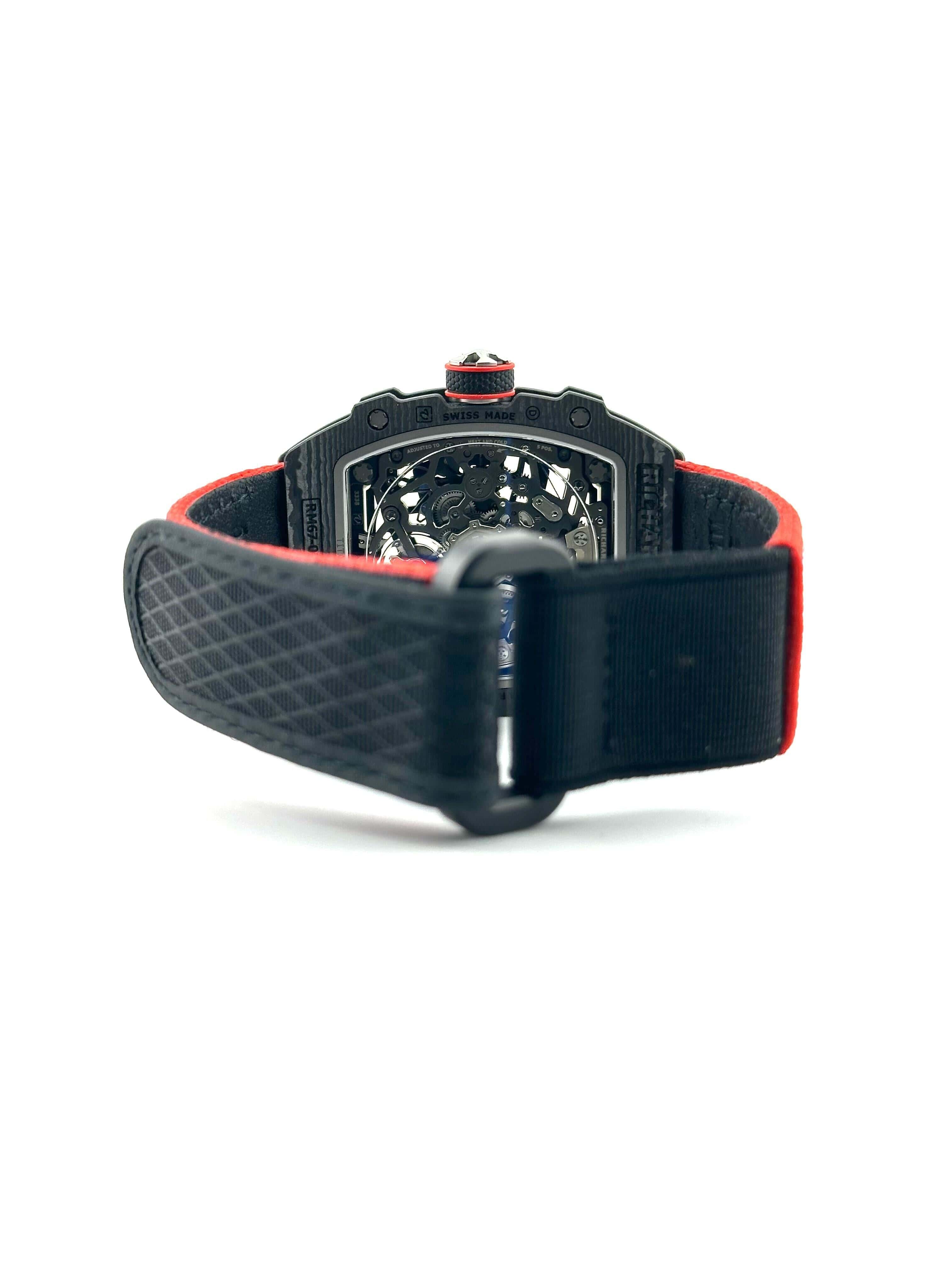 Richard Mille RM 67-02 Extra Flat Italy Carbon TPT Red Green (2024)