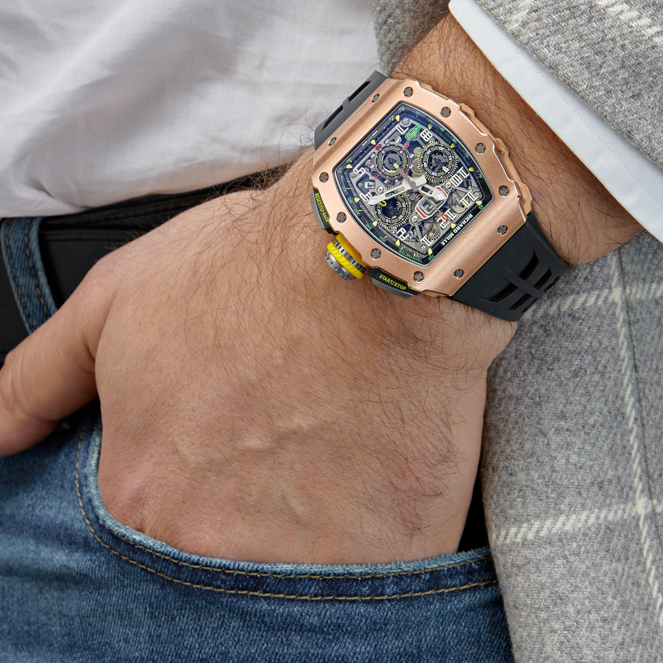 Richard Mille RM 11-03 Rose Gold and Titanium Flyback Chronograph