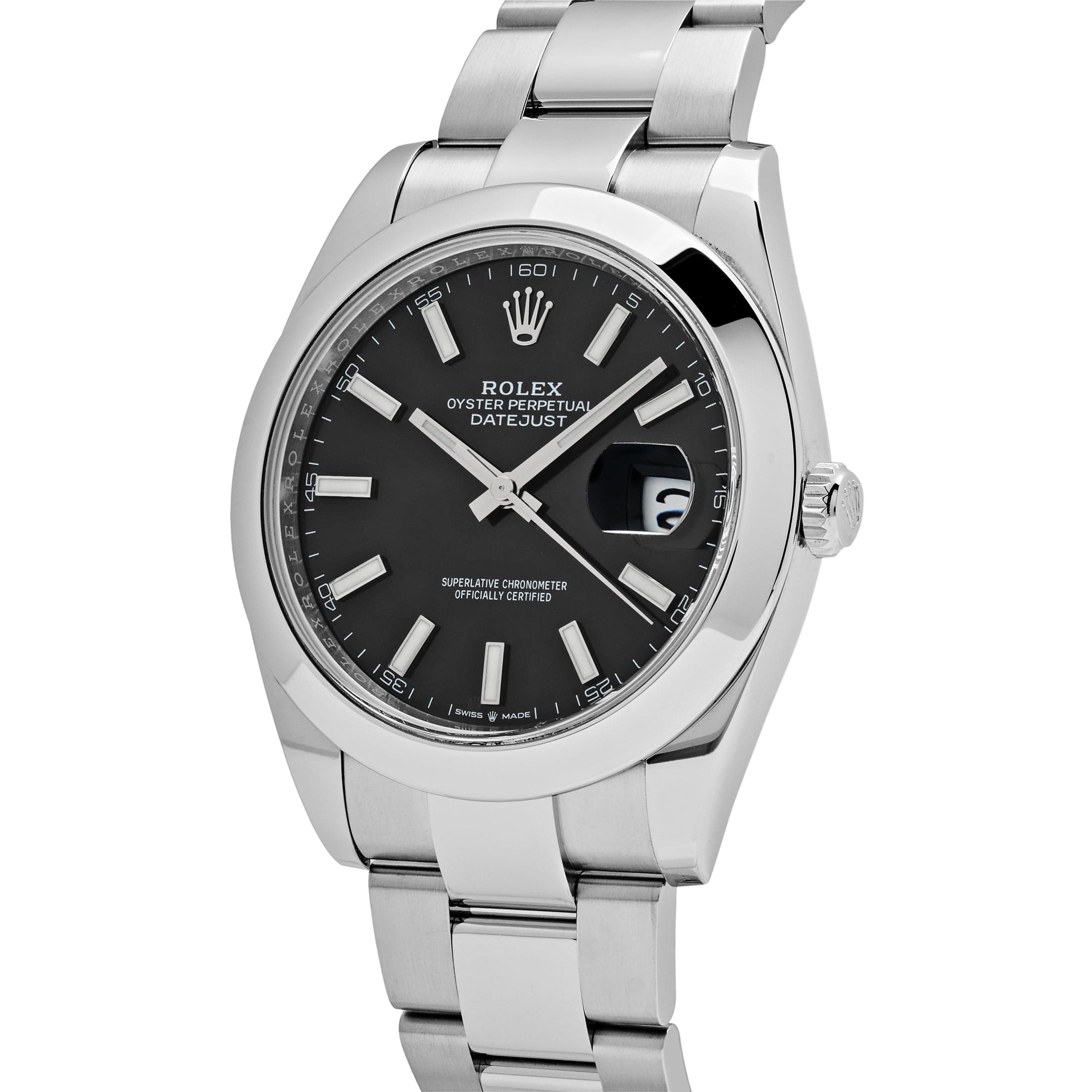 Rolex Datejust 126300 Stainless Steel Black Dial Oyster (2024)