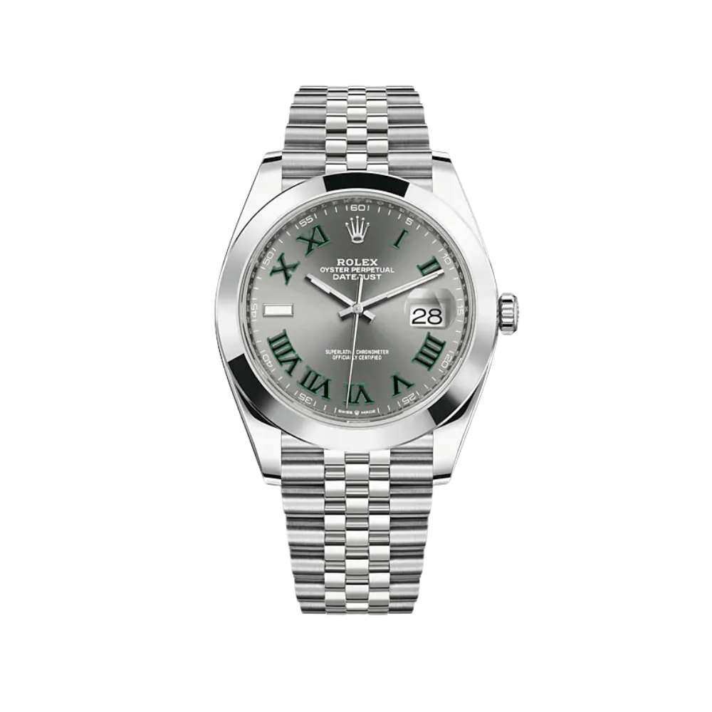Rolex Datejust 126300 'Wimbledon' Stainless Steel Slate Dial Jubilee (2023)