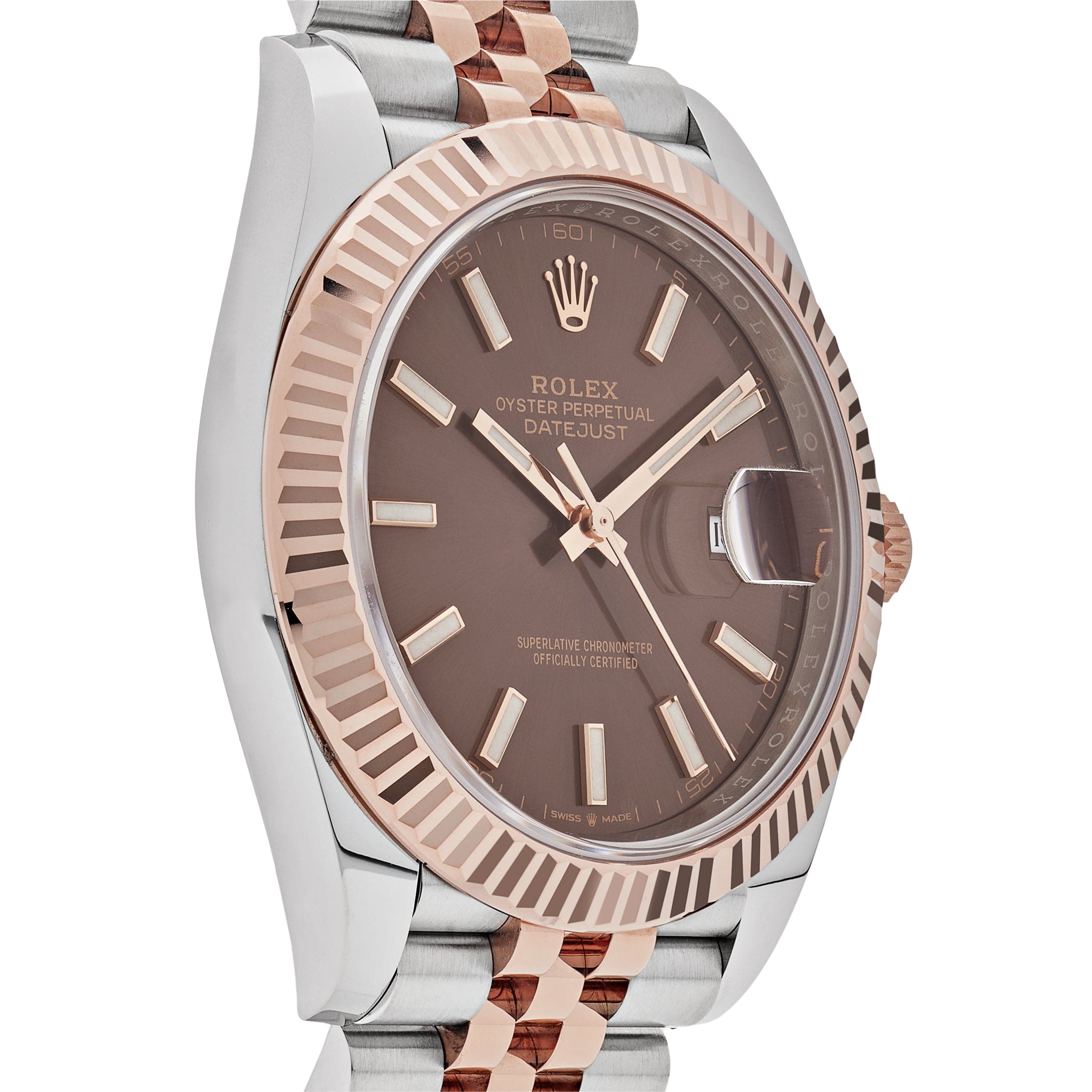 Rolex Datejust 126331 Two-Toned Rose Gold Stainless Steel Brown Dial (2023)