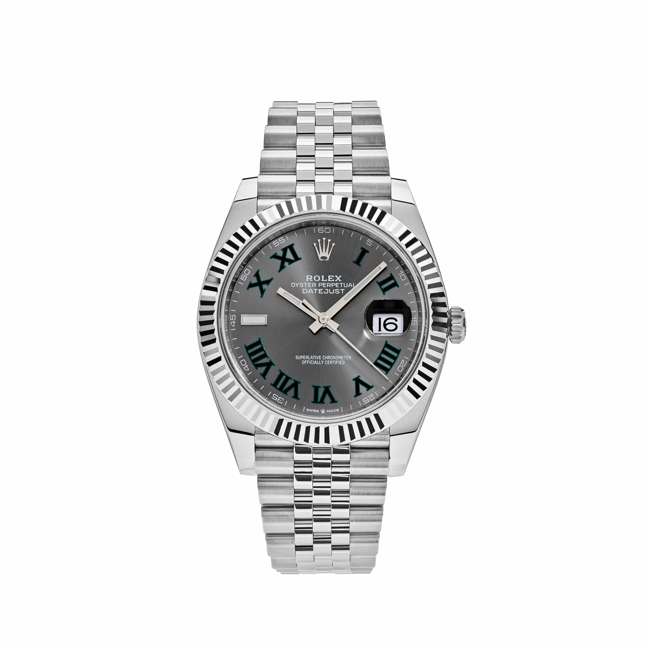 Rolex Datejust 126334 'Wimbledon' Stainless Steel Slate Dial Jubilee (2023)