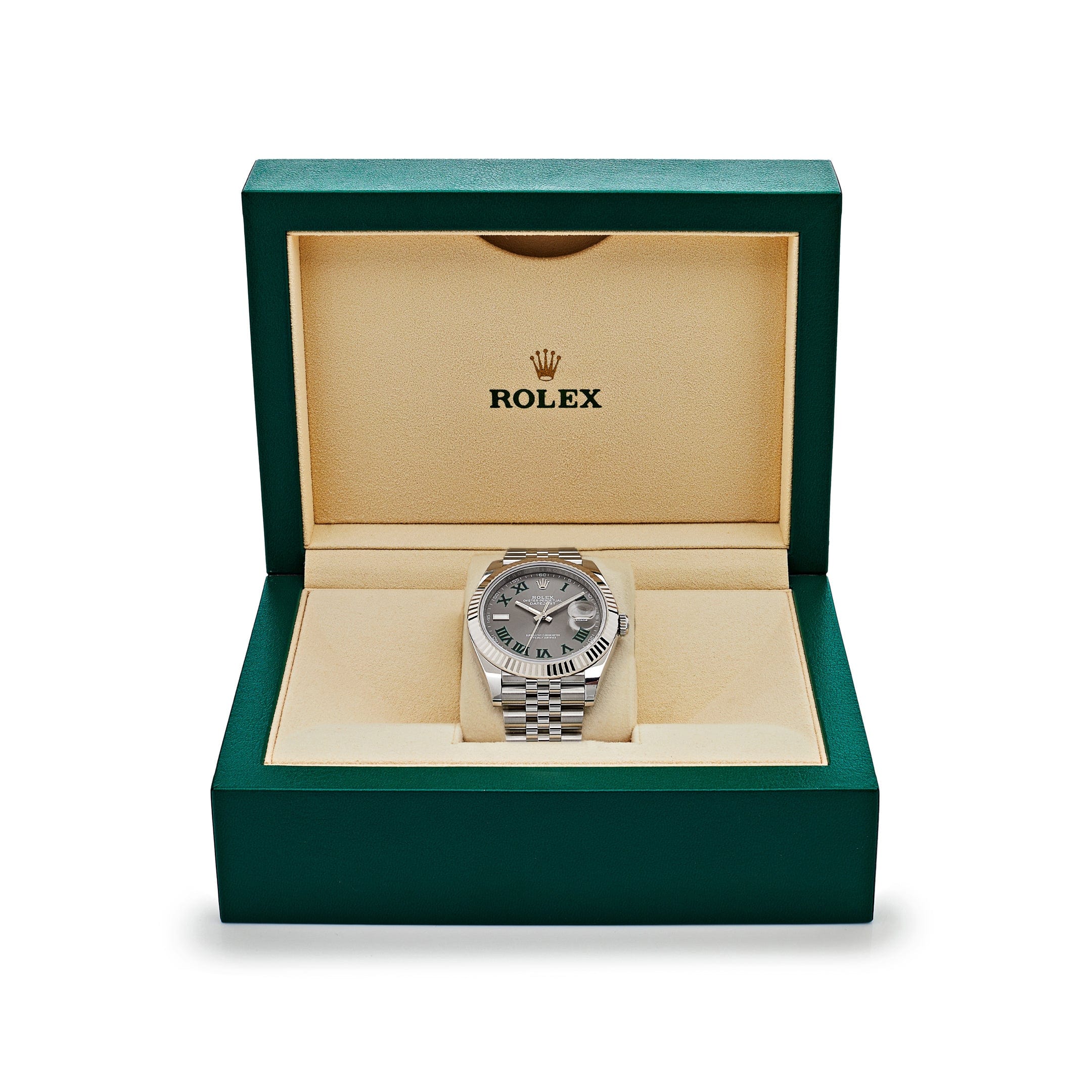 Rolex Datejust 126334 'Wimbledon' Stainless Steel Slate Dial Jubilee (2023)