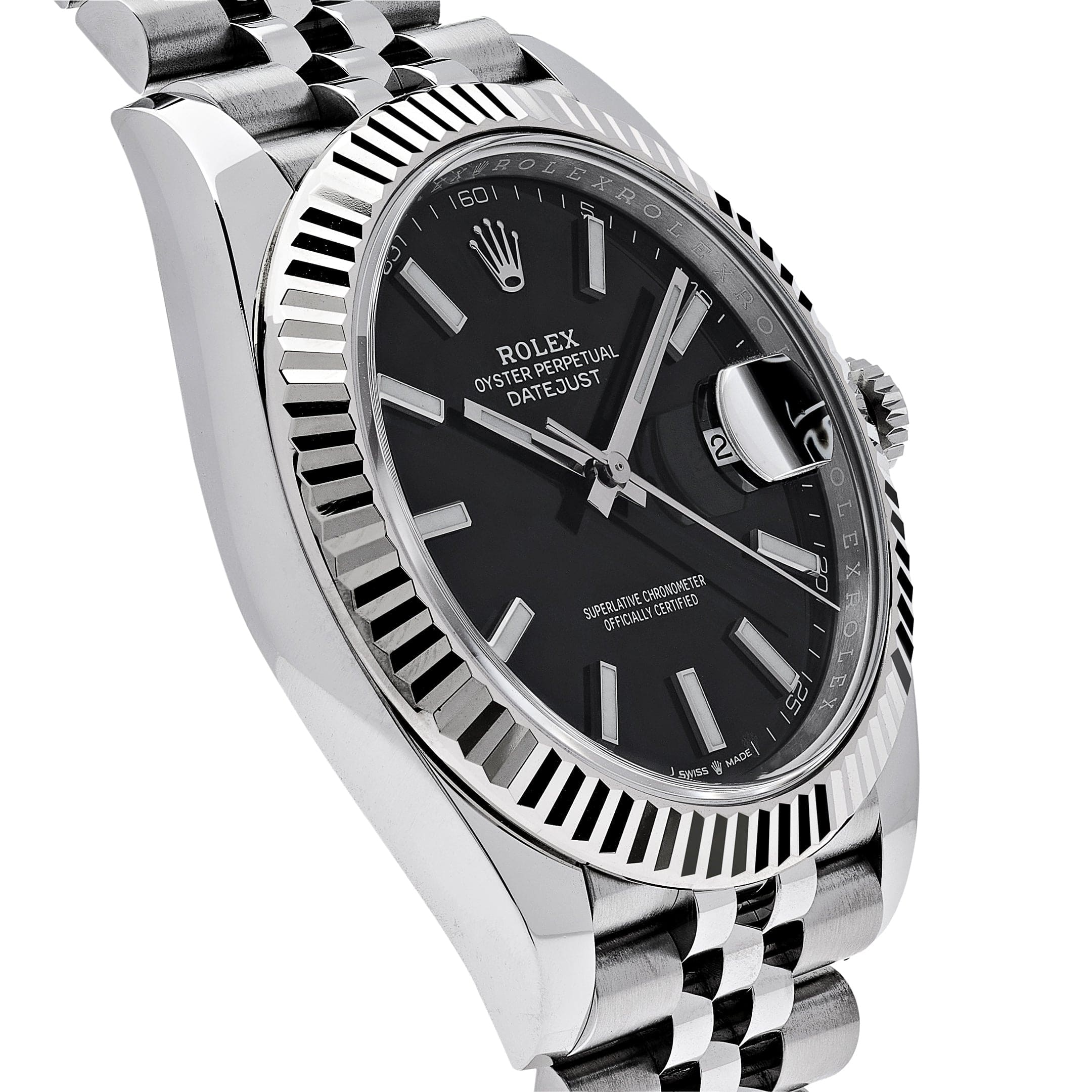 Rolex Datejust 126334 Stainless Steel Black Dial Jubilee Bracelet