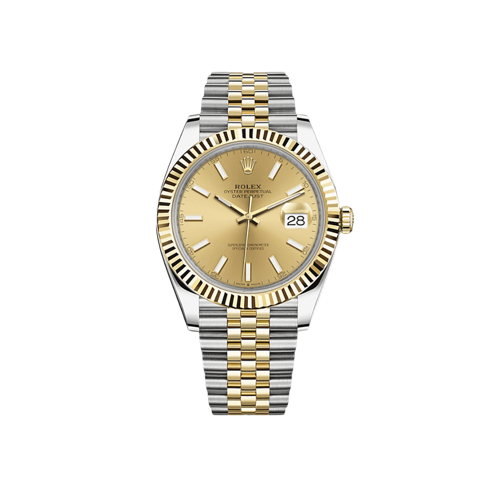 Rolex Datejust 126333 Yellow Gold Stainless Steel Champagne Dial Jubilee (2022)