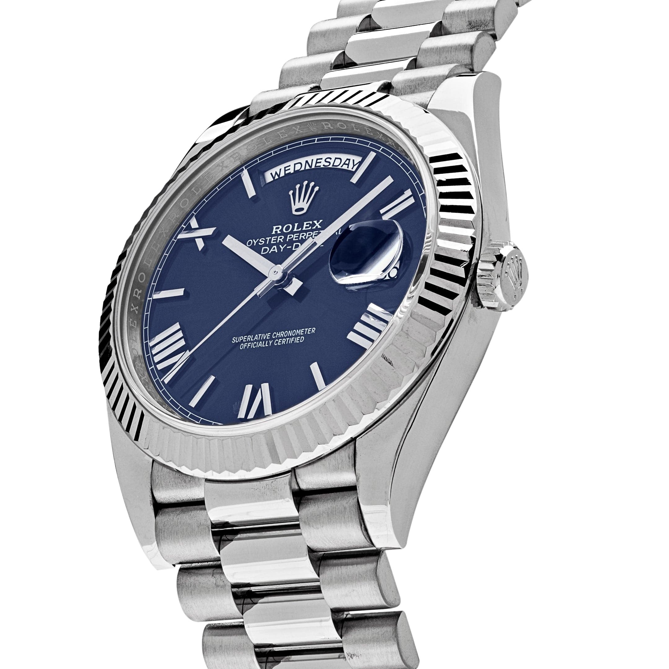 Rolex Day-Date 228239 White Gold Blue Dial (2018)