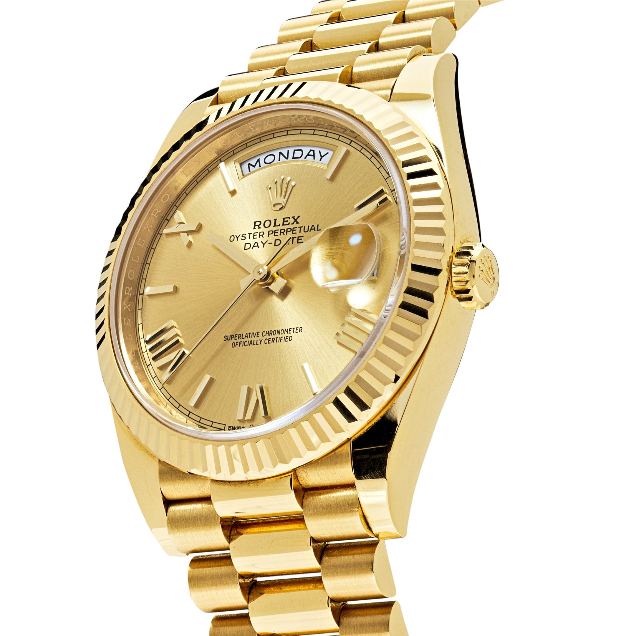 Rolex Day-Date 228238 Yellow Gold Champagne Roman Dial (2024)