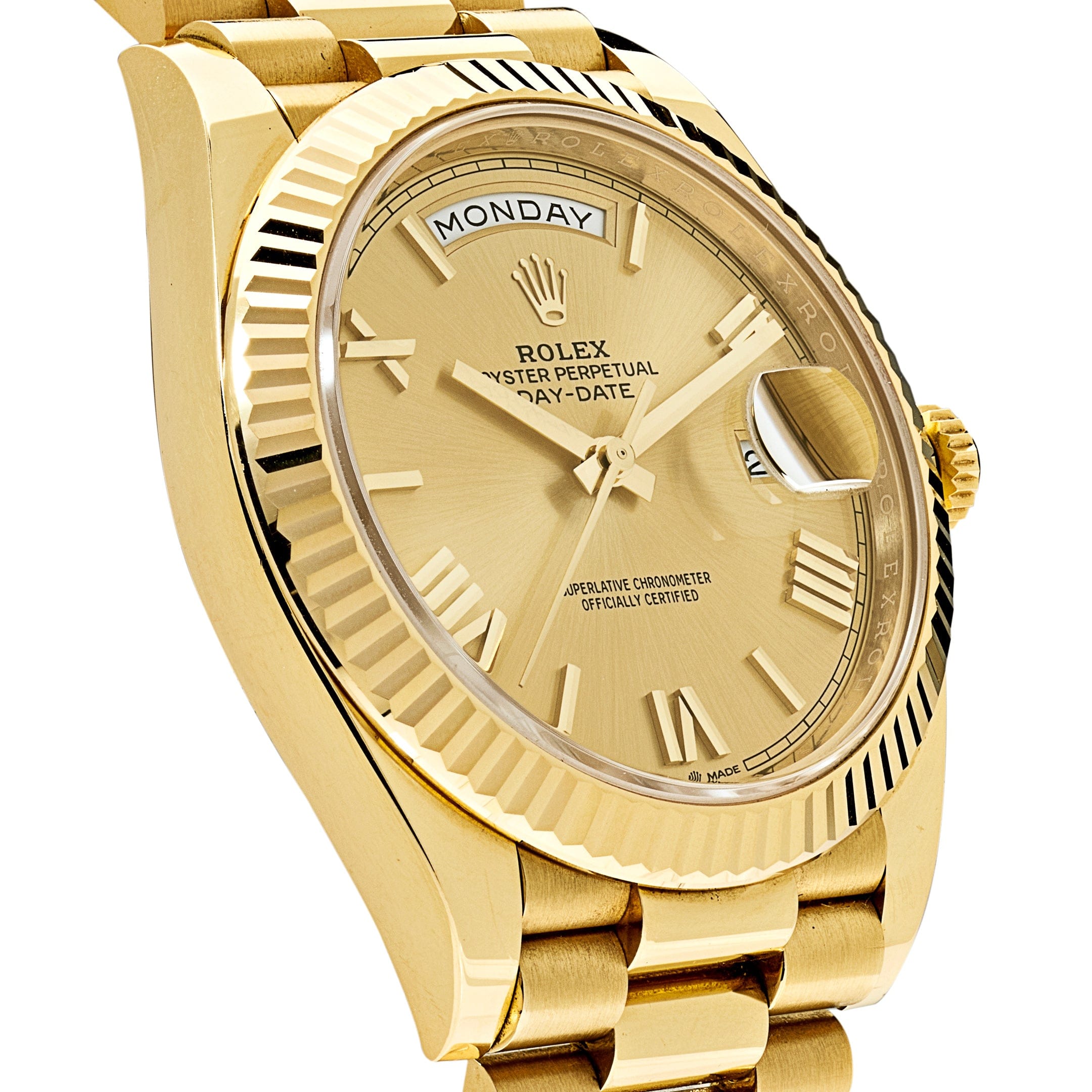 Rolex Day-Date 228238 Yellow Gold Champagne Roman Dial (2024)