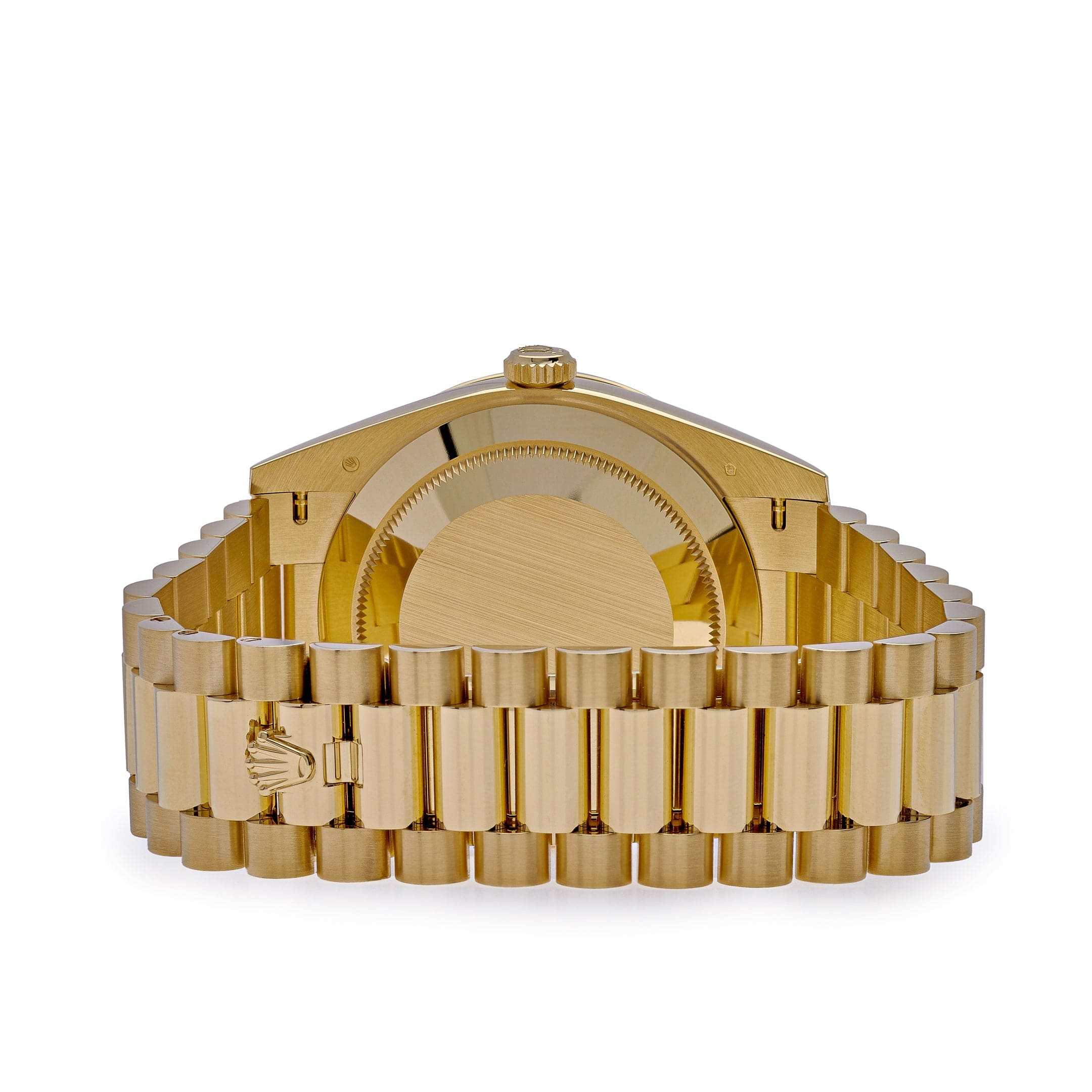 Rolex Day-Date 228348RBR Yellow Gold Diamond Bezel Black Onyx Dial