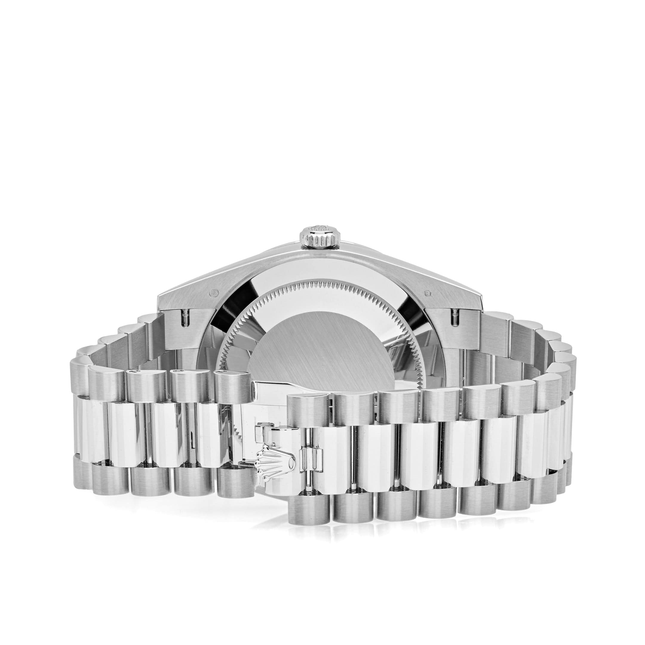 Rolex Day-Date 228349RBR White Gold Meteorite Dial Diamond Set