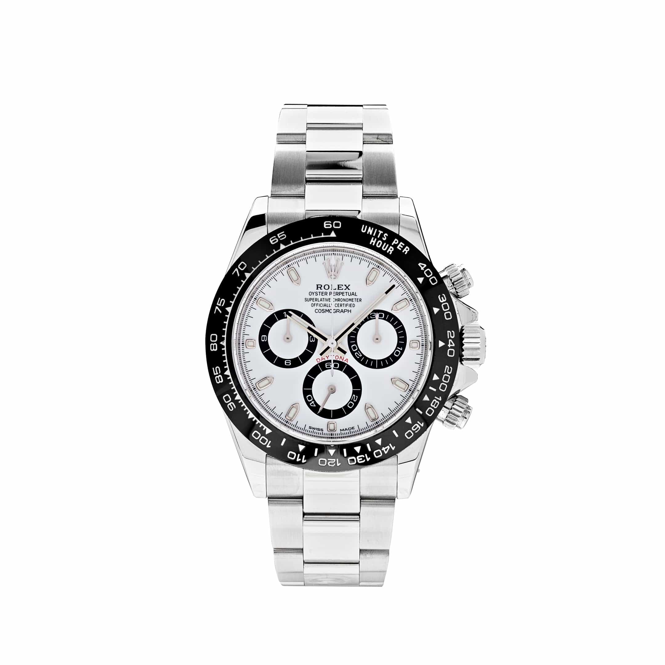 Rolex Daytona 116500LN Stainless Steel White Panda Dial (2018)