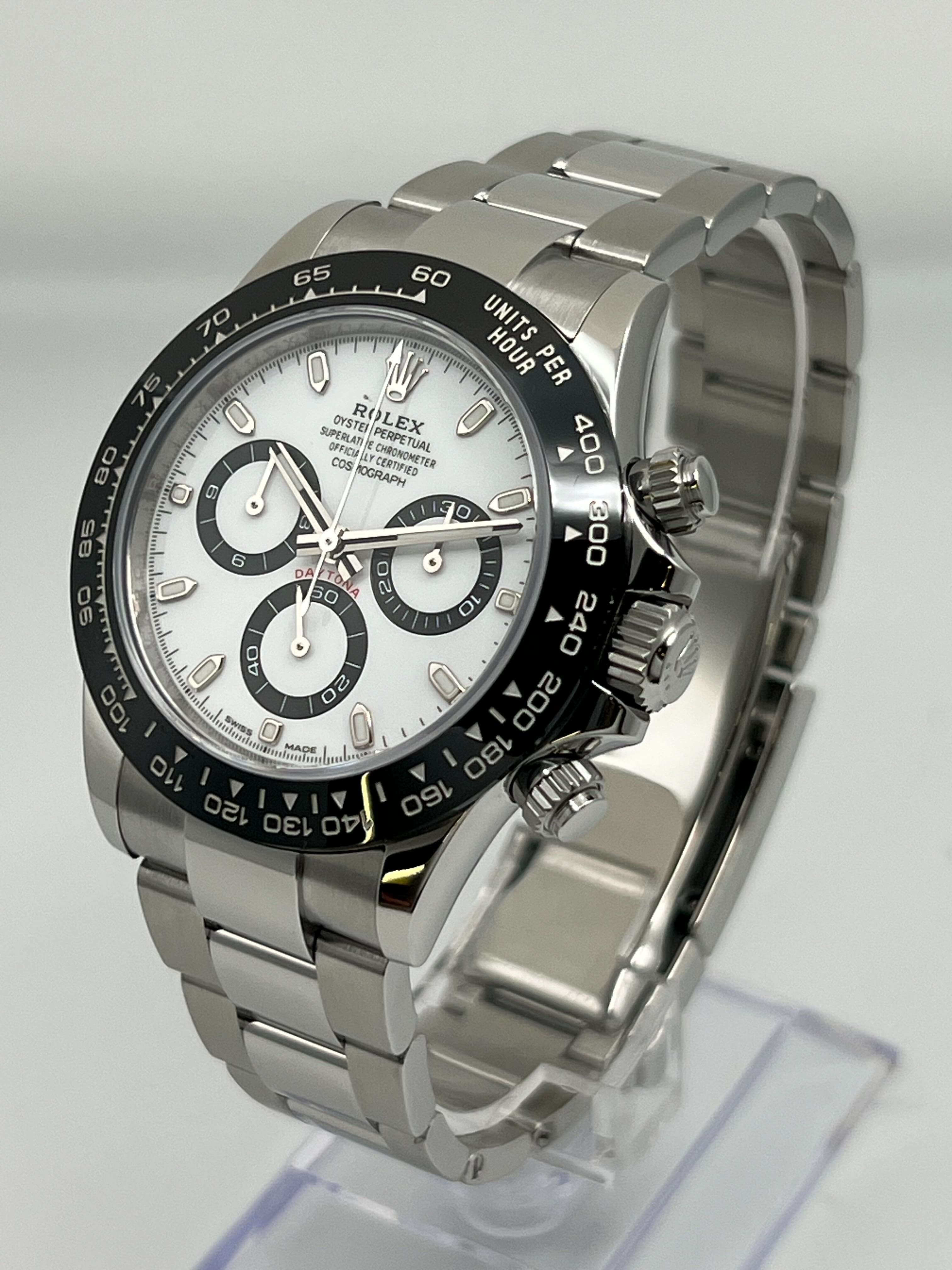 Rolex Daytona 116500LN Stainless Steel White Panda Dial (2022)