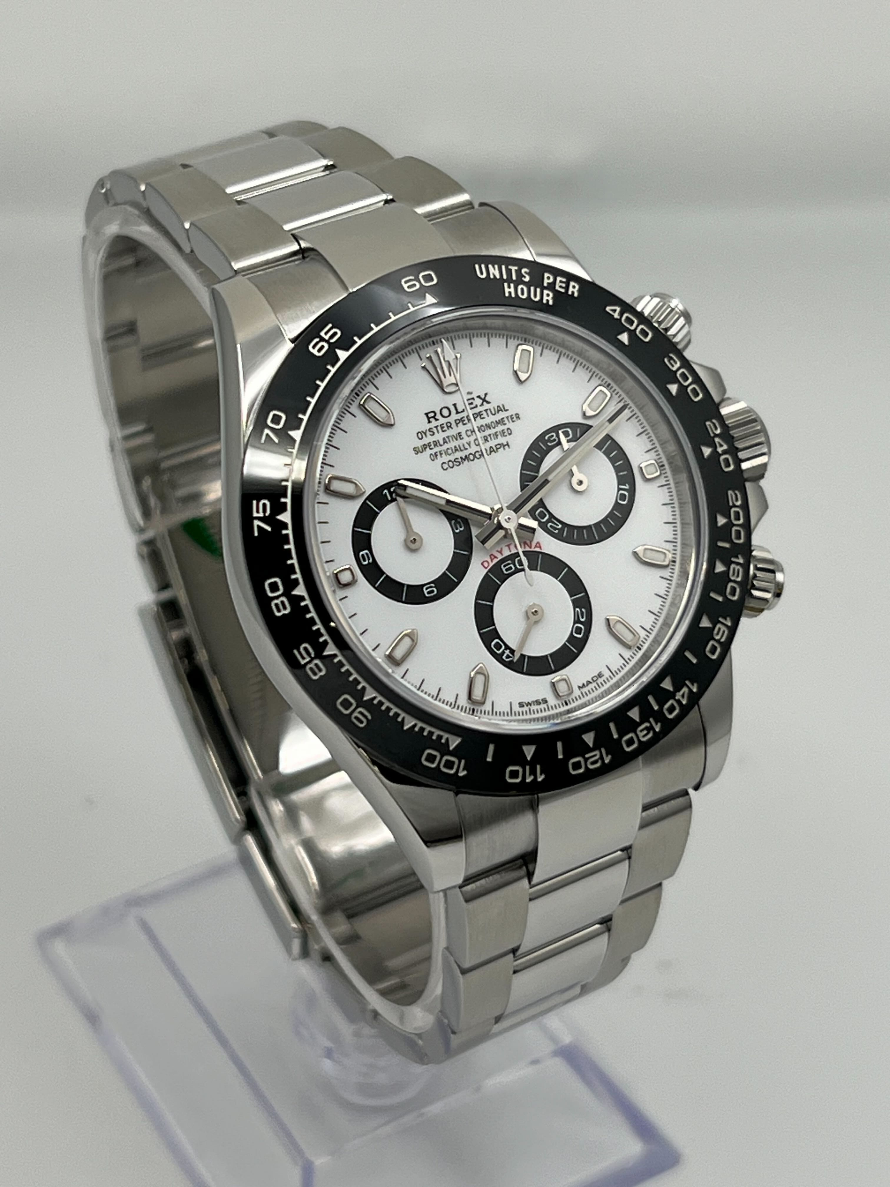 Rolex Daytona 116500LN Stainless Steel White Panda Dial (2022)