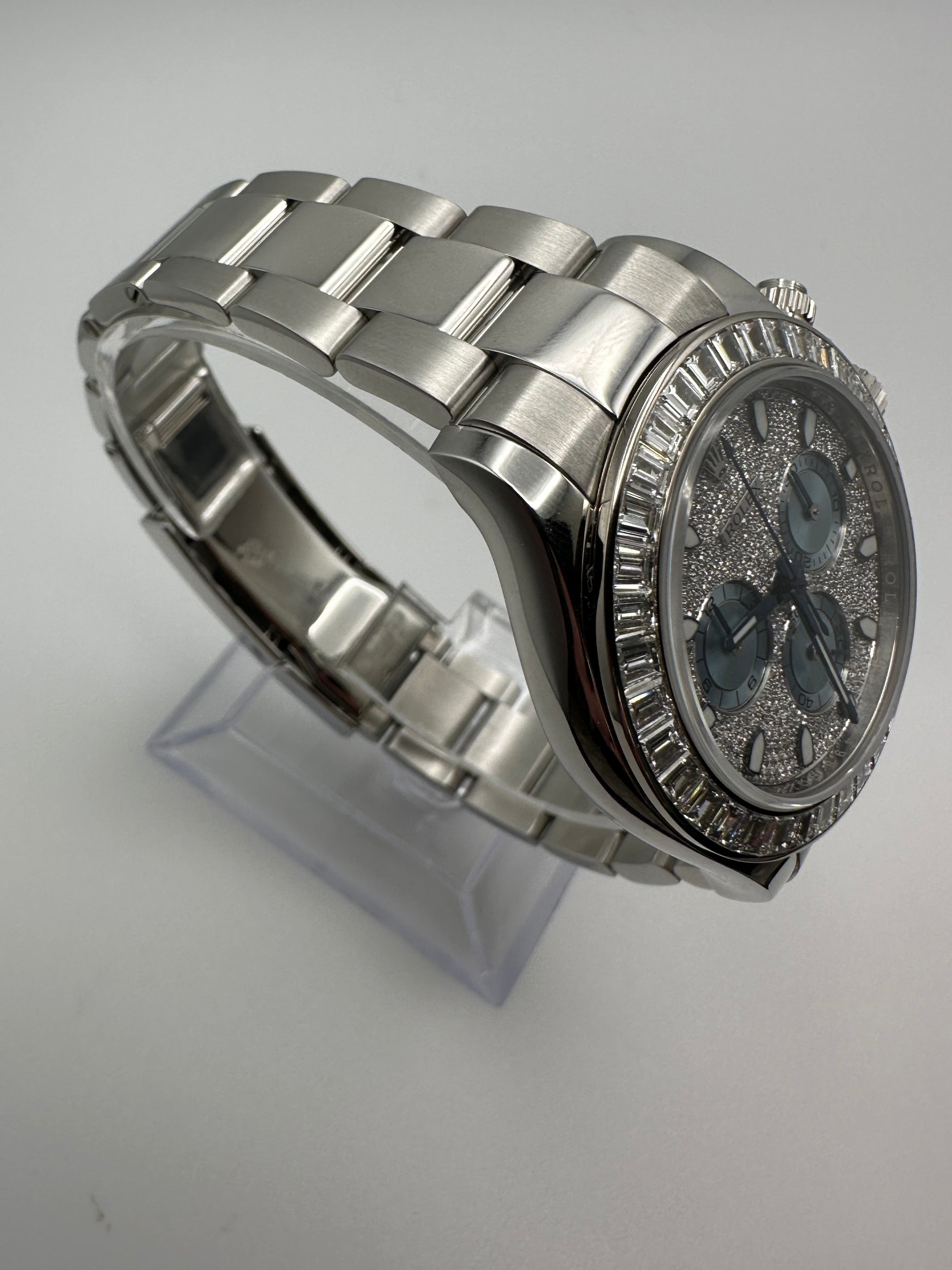 Rolex Daytona 116576TBR Platinum Pave Diamond Dial (2020)
