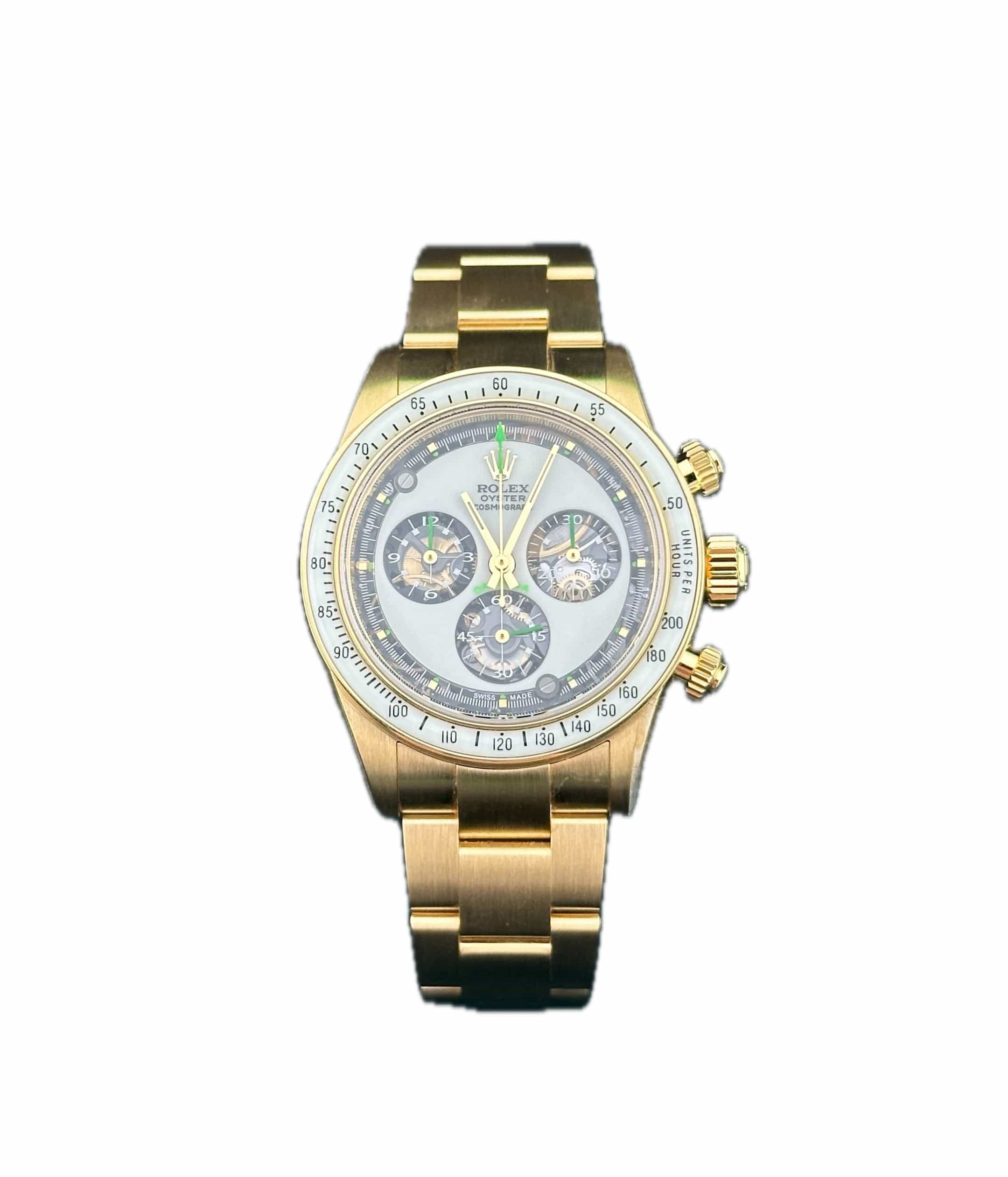 Rolex Daytona Artisans de Genève Yellow Gold Full Lume Dial and Bezel