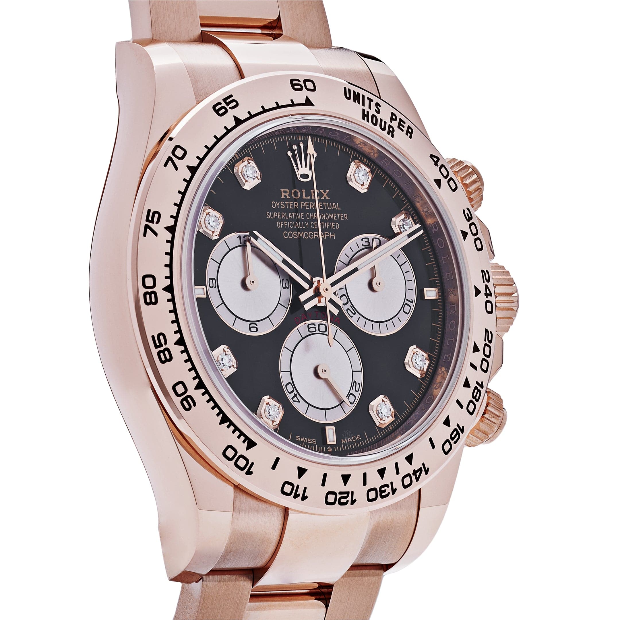 Rolex Daytona Cosmograph 126505 Rose Gold Black Diamond Dial (2024)