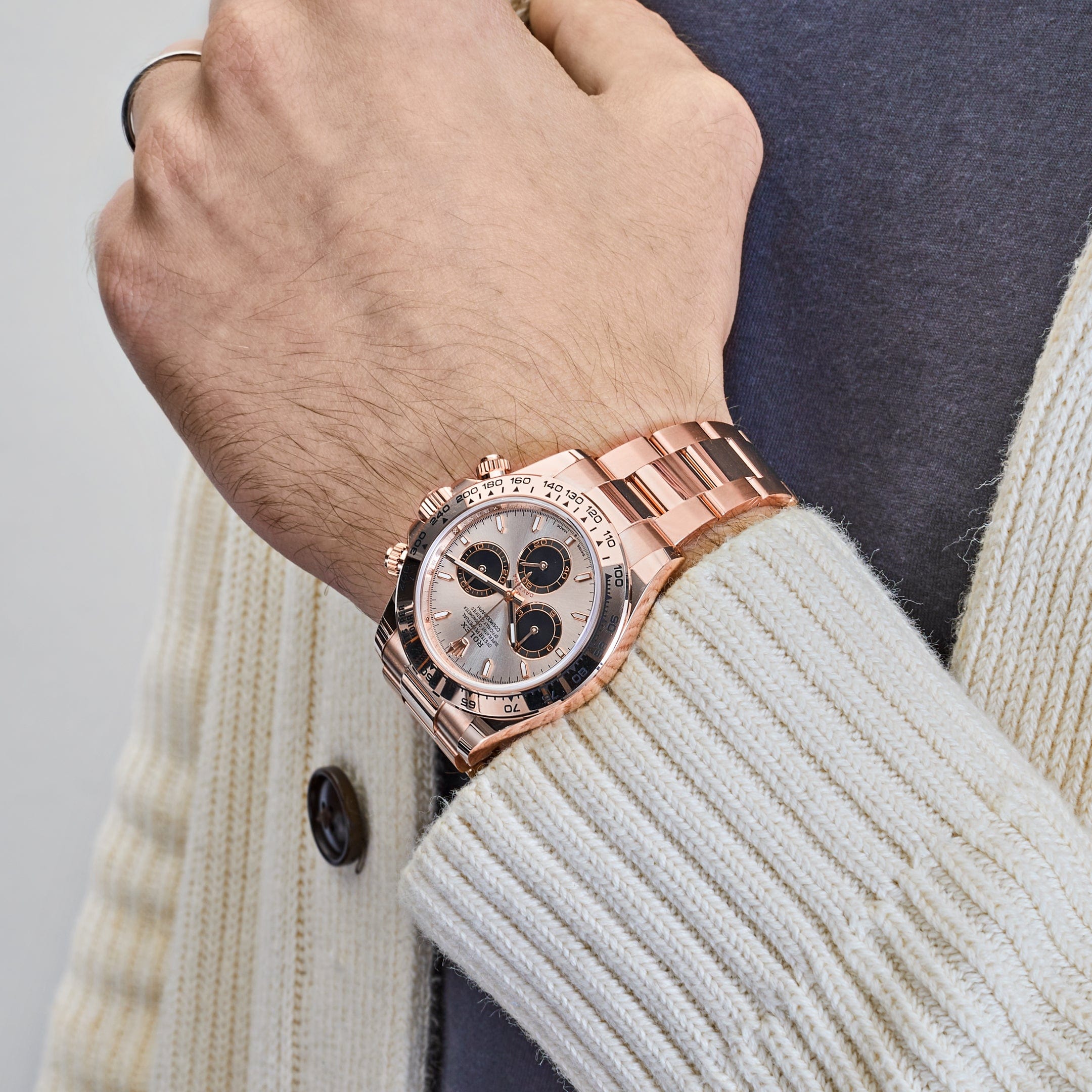 Rolex Daytona Cosmograph 126505 Rose Gold Sundust Dial (2024)