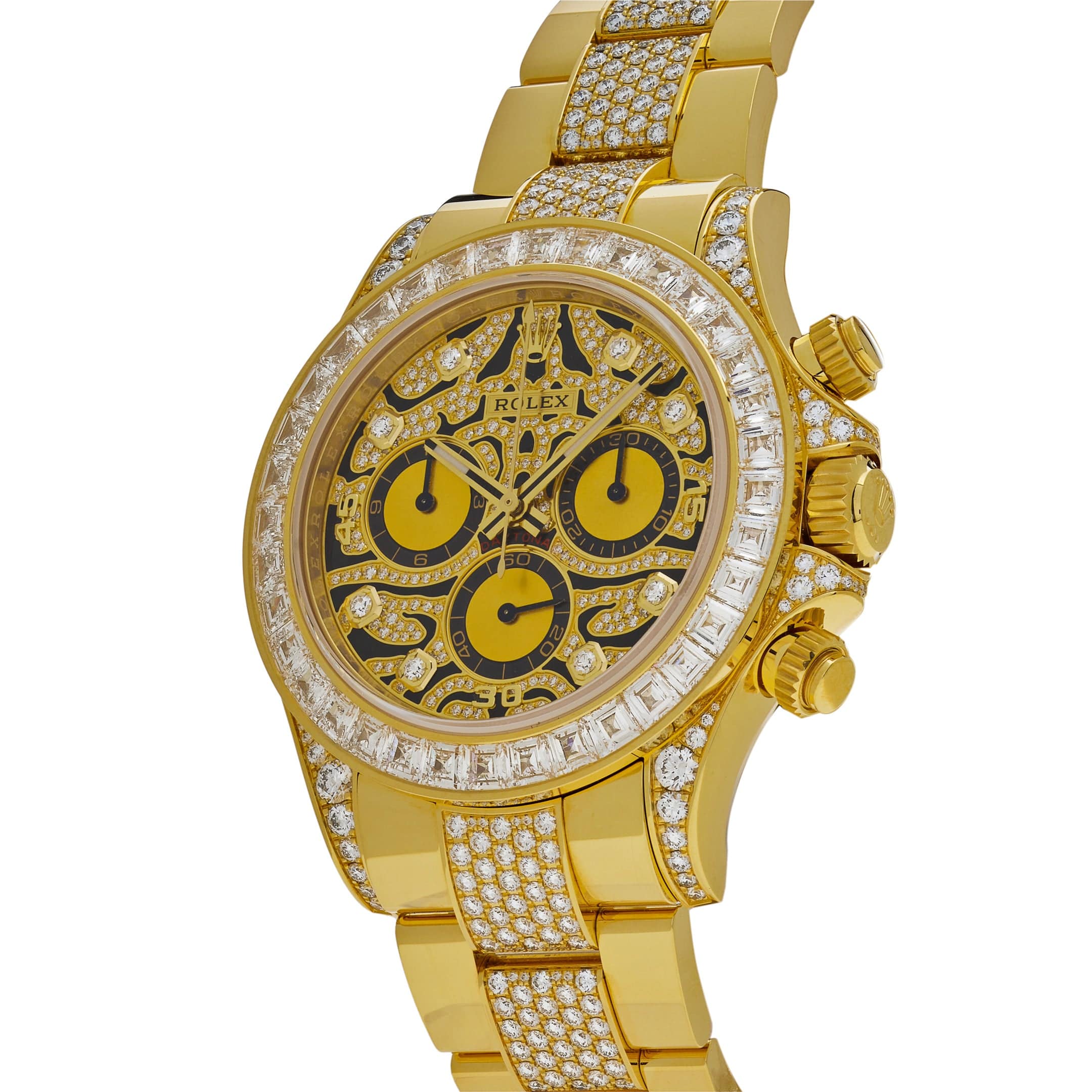 Rolex Daytona 'Eye of the Tiger' 116598TBR Yellow Gold Diamond Accents (2022)