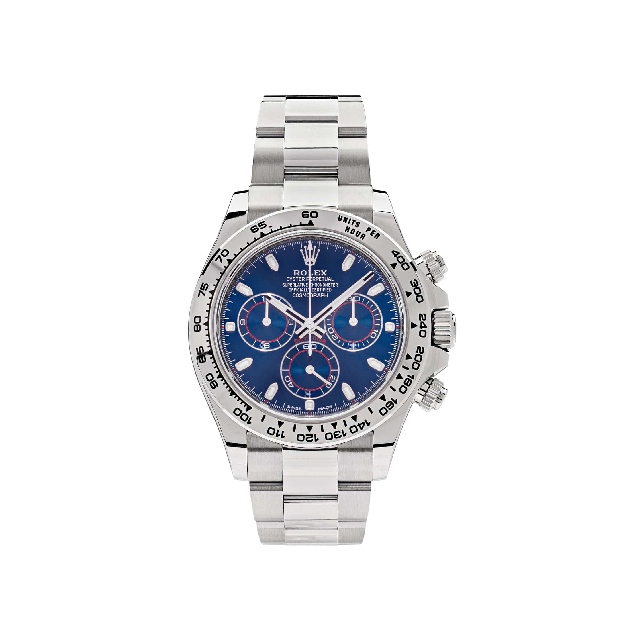 Rolex Daytona 116509 White Gold Blue Dial