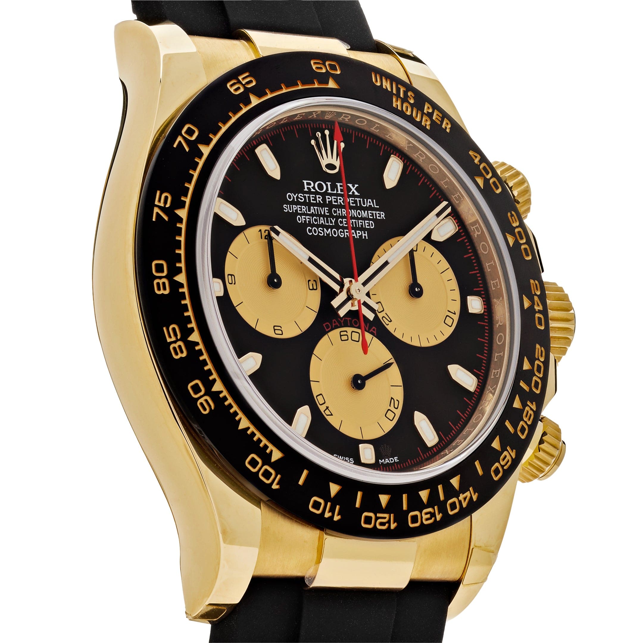Rolex Daytona 116518LN 'Paul Newman' Yellow Gold Black Dial