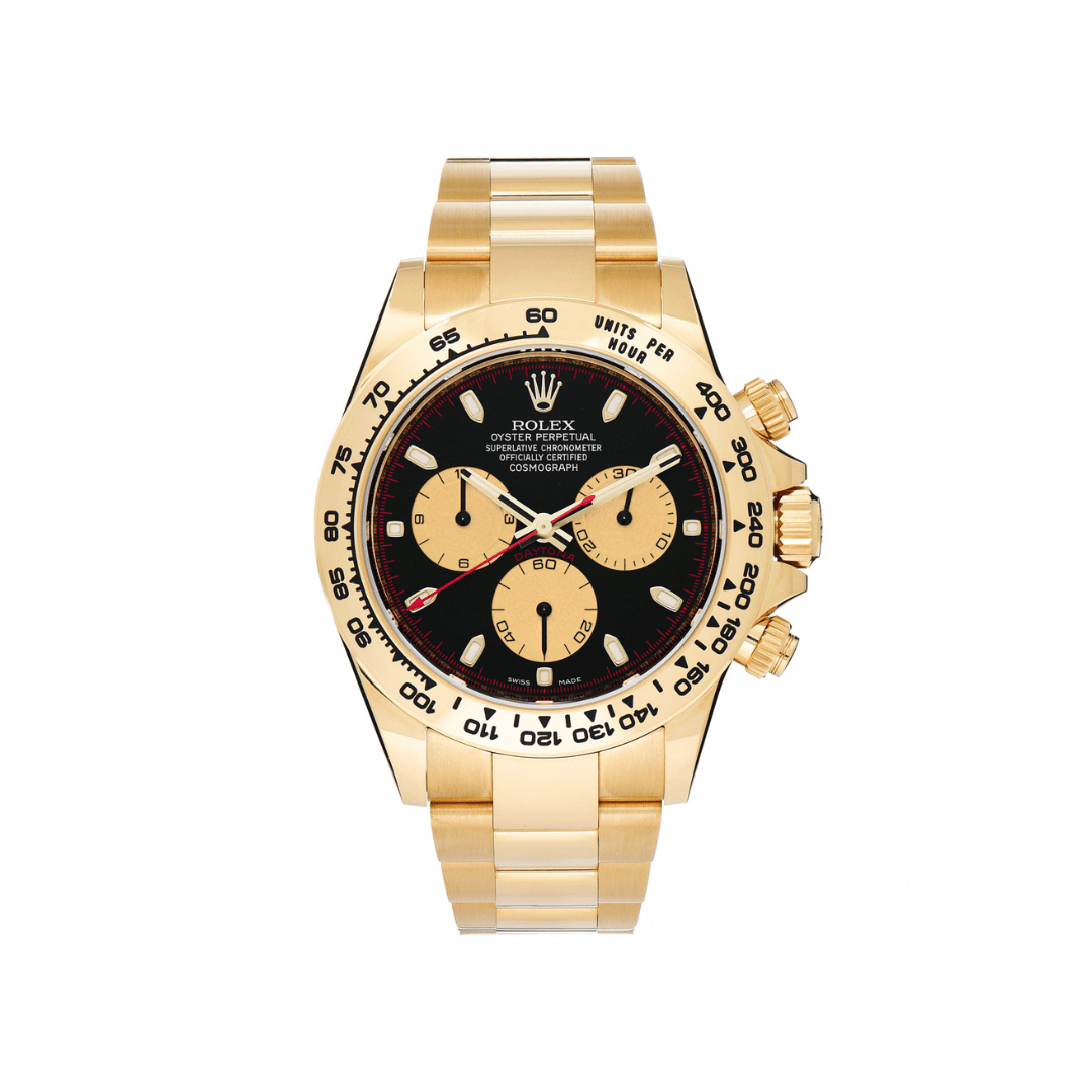 Rolex Daytona 116508 'Paul Newman' Yellow Gold Black Dial