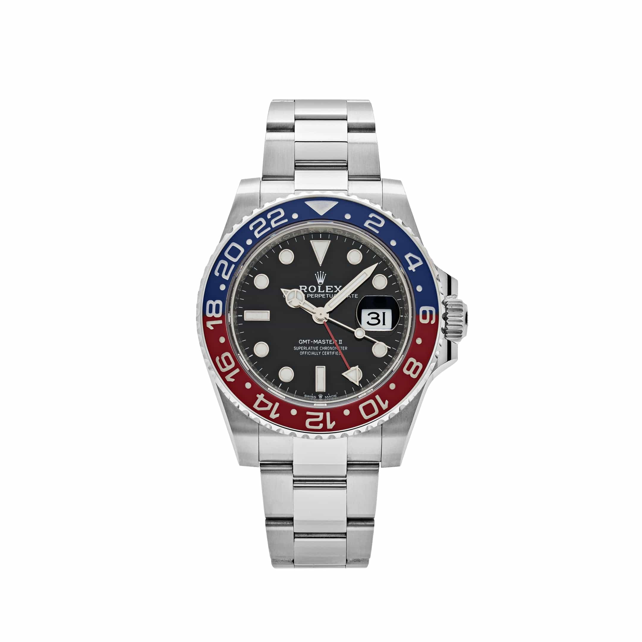 Rolex GMT-Master II 126710BLRO 'Pepsi' Stainless Steel Black Dial Oyster (2022)