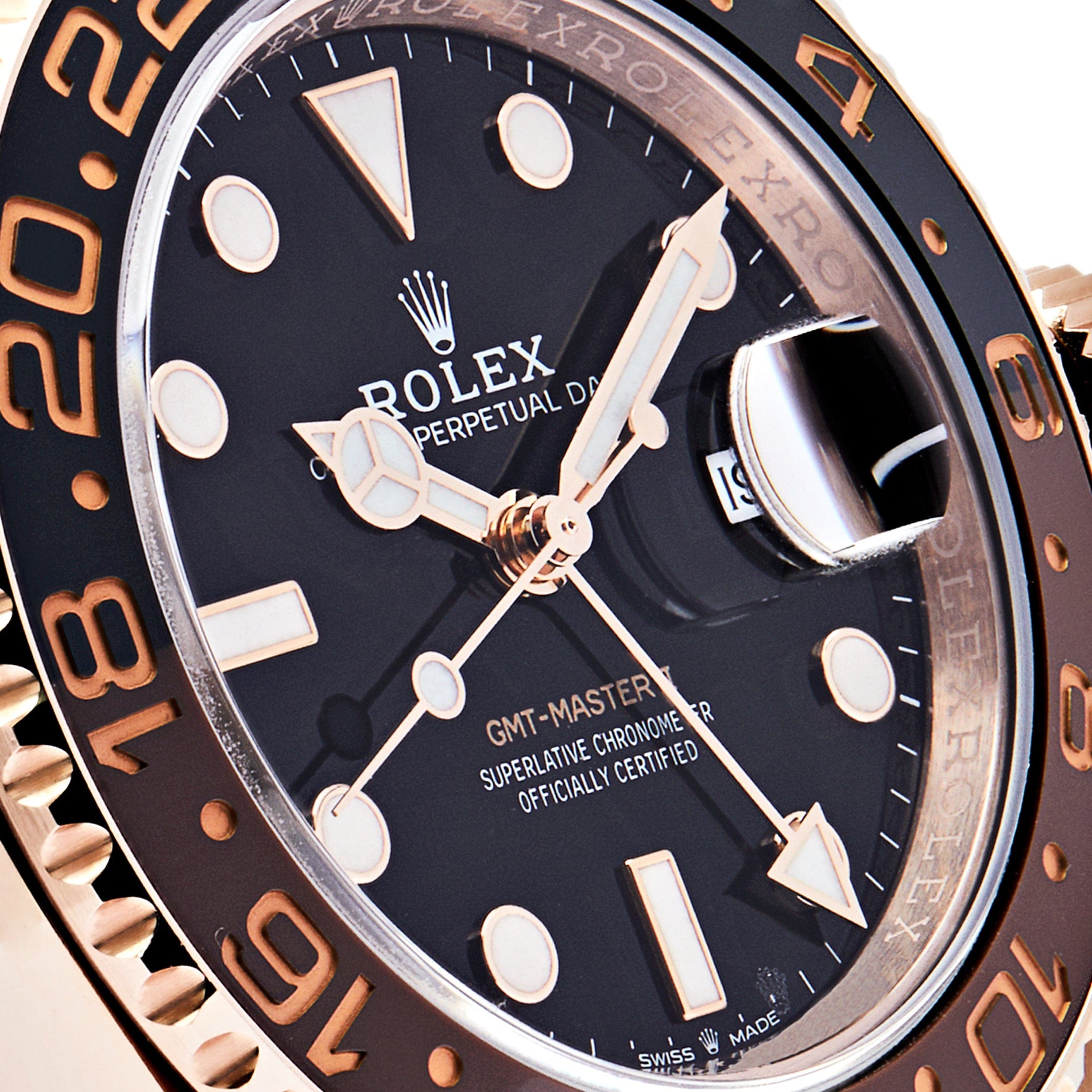 Rolex GMT-Master II 126715CHNR 'Root Beer' Rose Gold Black Dial (2023)