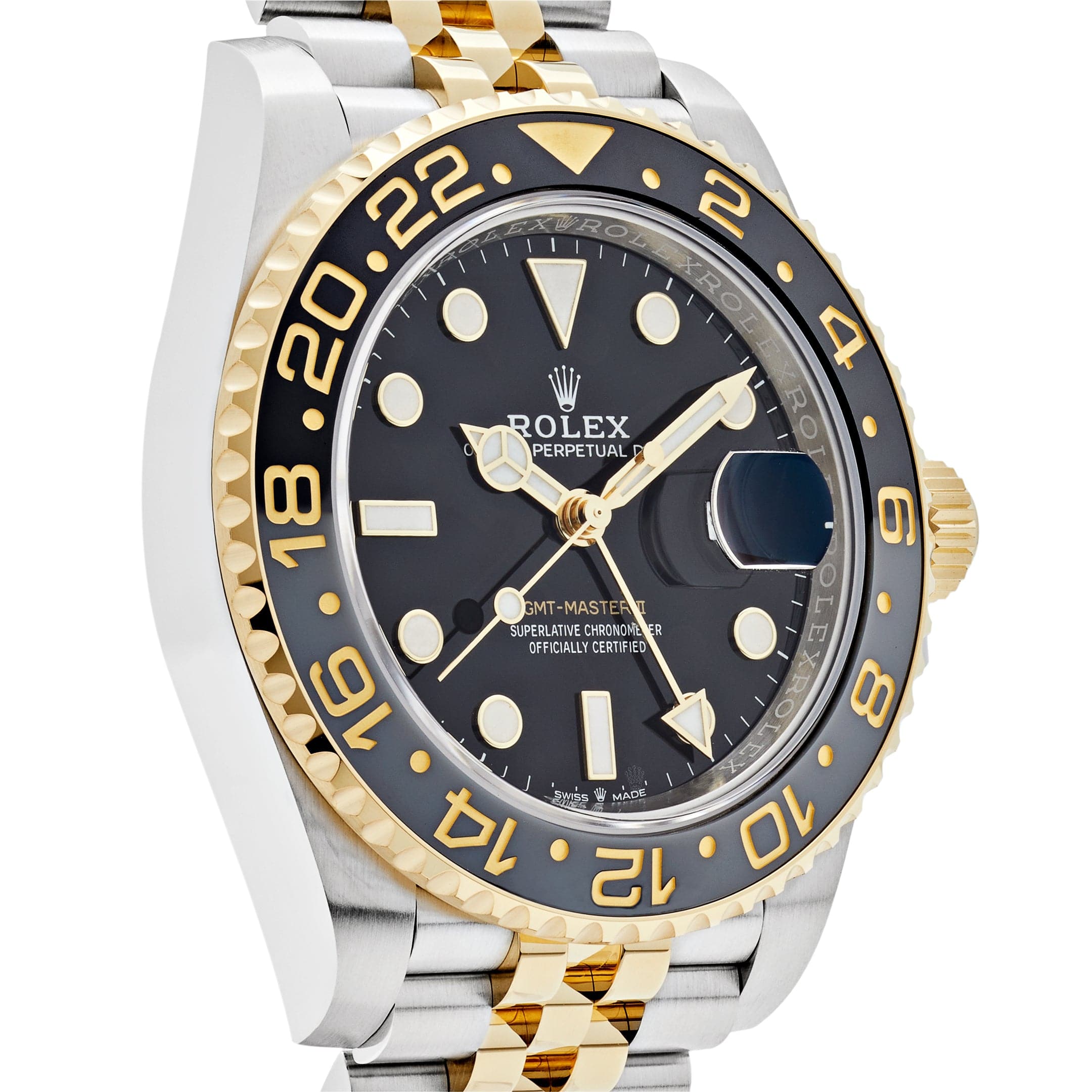 Rolex GMT-Master II 126713GRNR Stainless Steel Yellow Gold Black Dial Jubilee (2024)