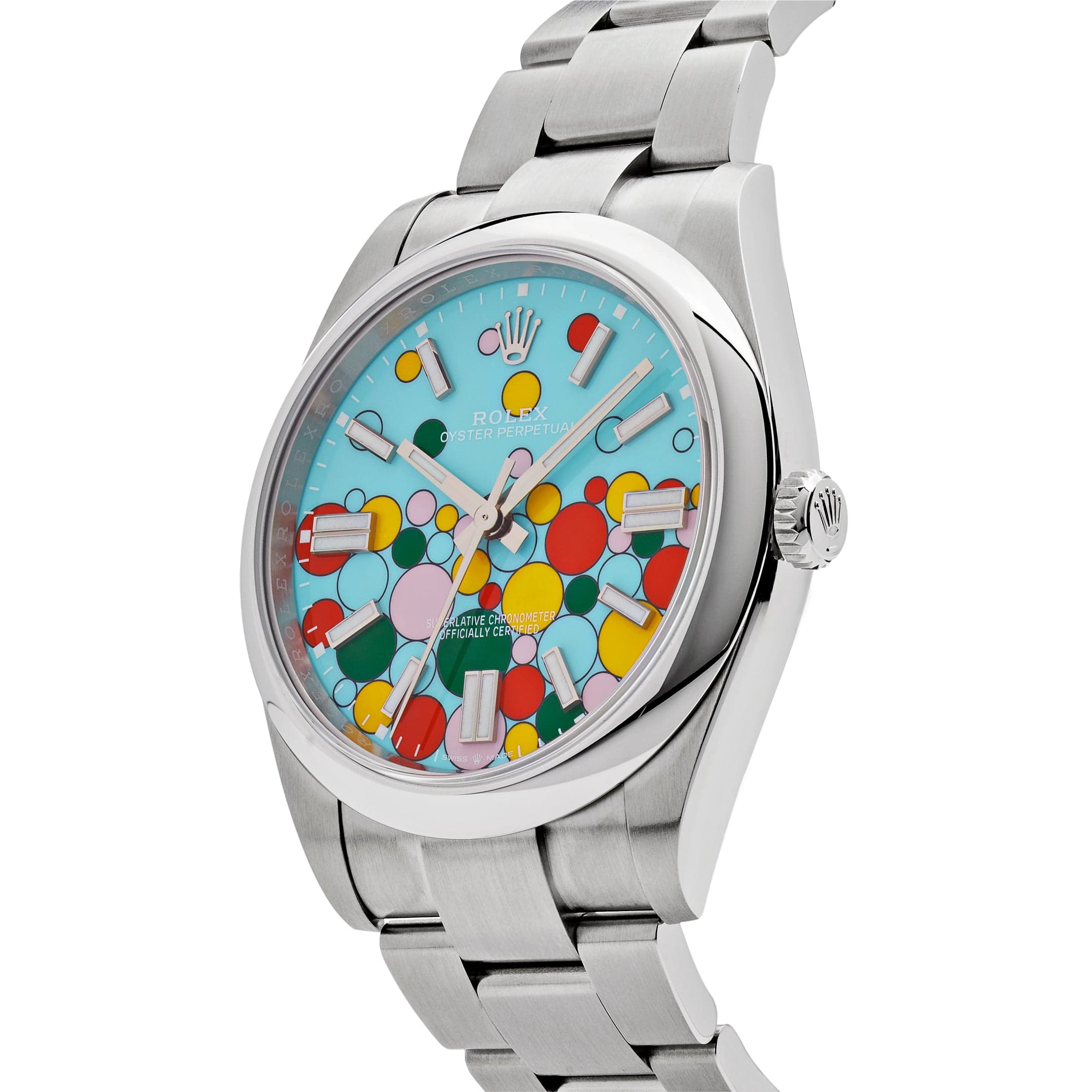 Rolex Oyster Perpetual 124300 'Celebration Motif' Dial (2024)