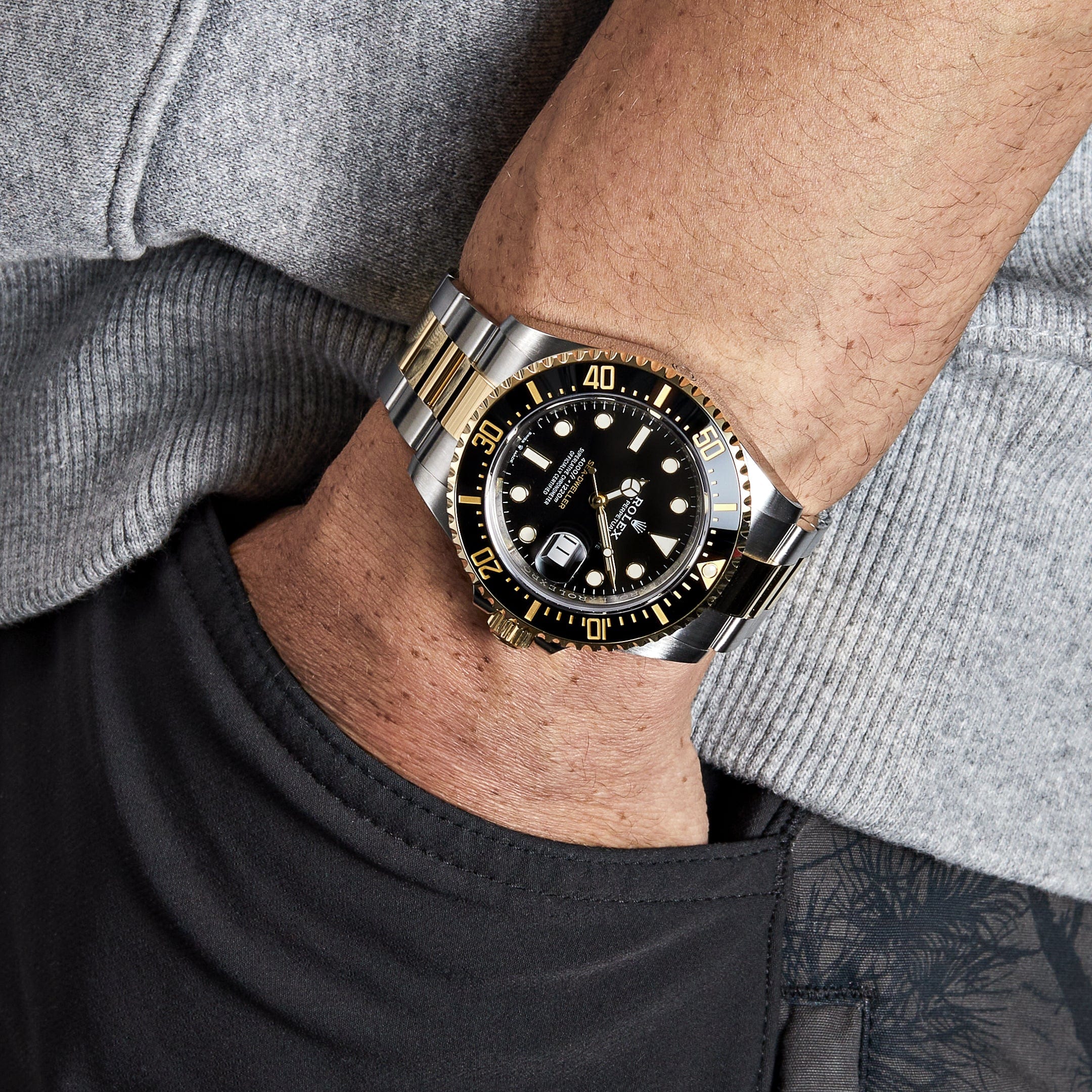 Rolex Sea-Dweller 126603 Stainless Steel Yellow Gold Black Dial (2019)