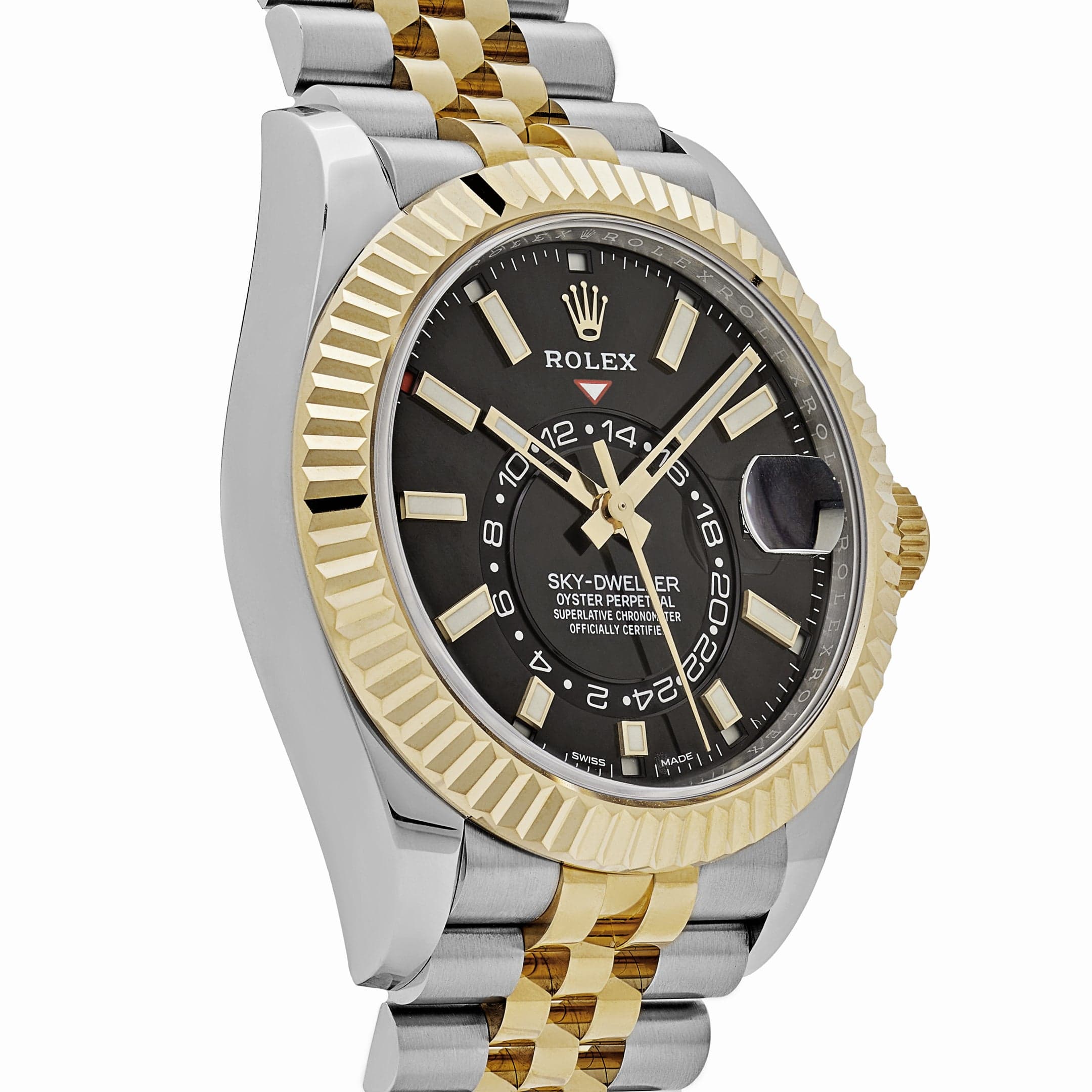 Rolex Sky-Dweller 336933 Stainless Steel Yellow Gold Jubilee Black Dial (2024)