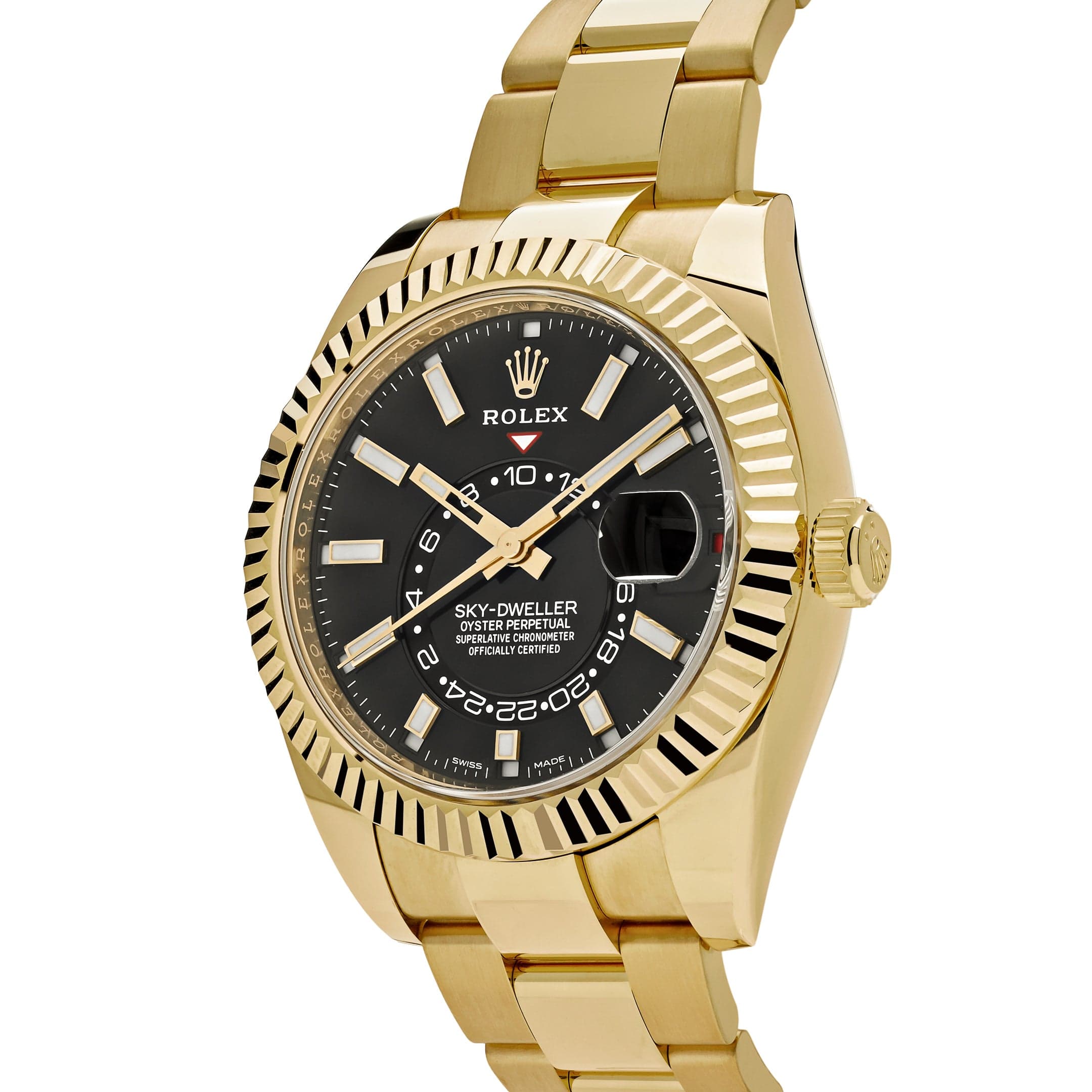 Rolex Sky-Dweller 326938 Yellow Gold Black Dial (2021)