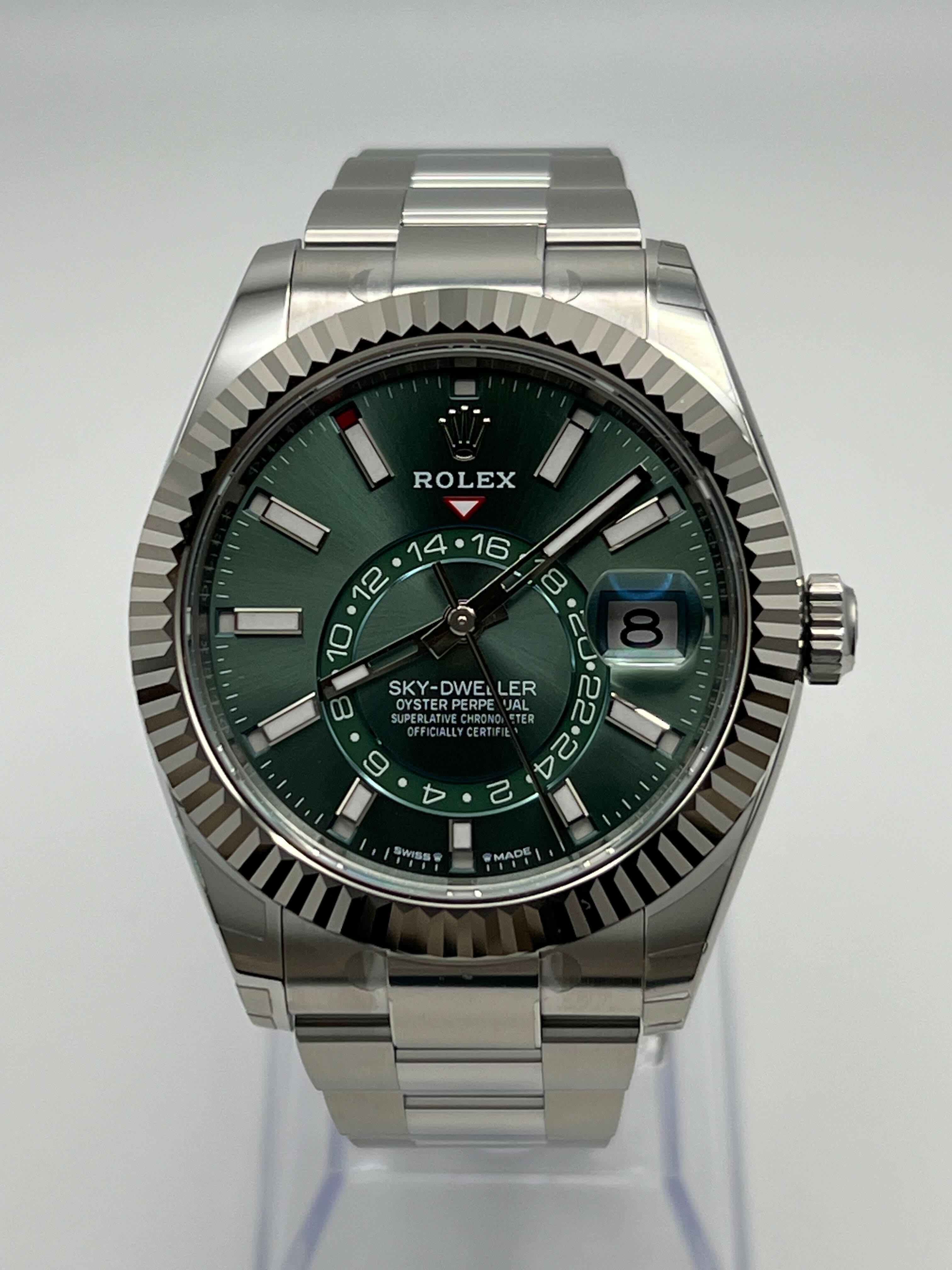 Rolex Sky-Dweller 336934 Stainless Steel Green Dial (2024)